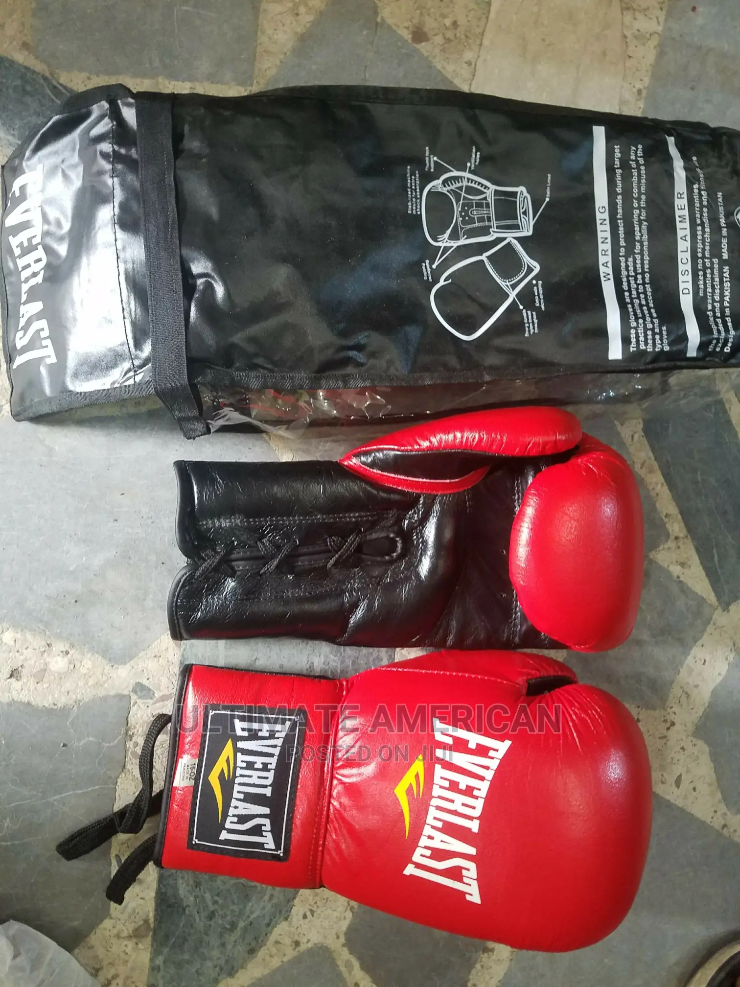 Red Color Original Boxing Gloves