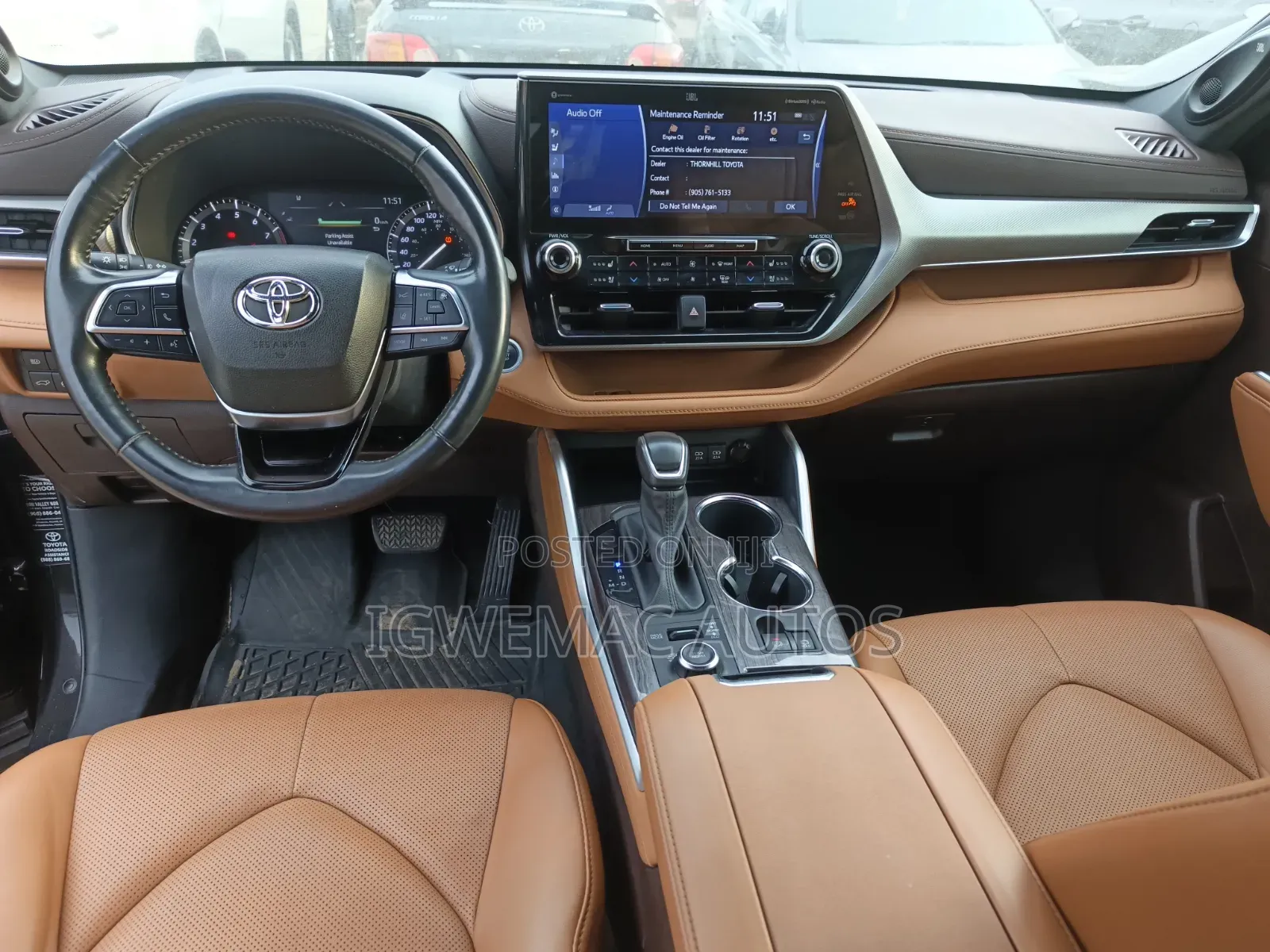 Toyota Highlander Platinum 2022 Black