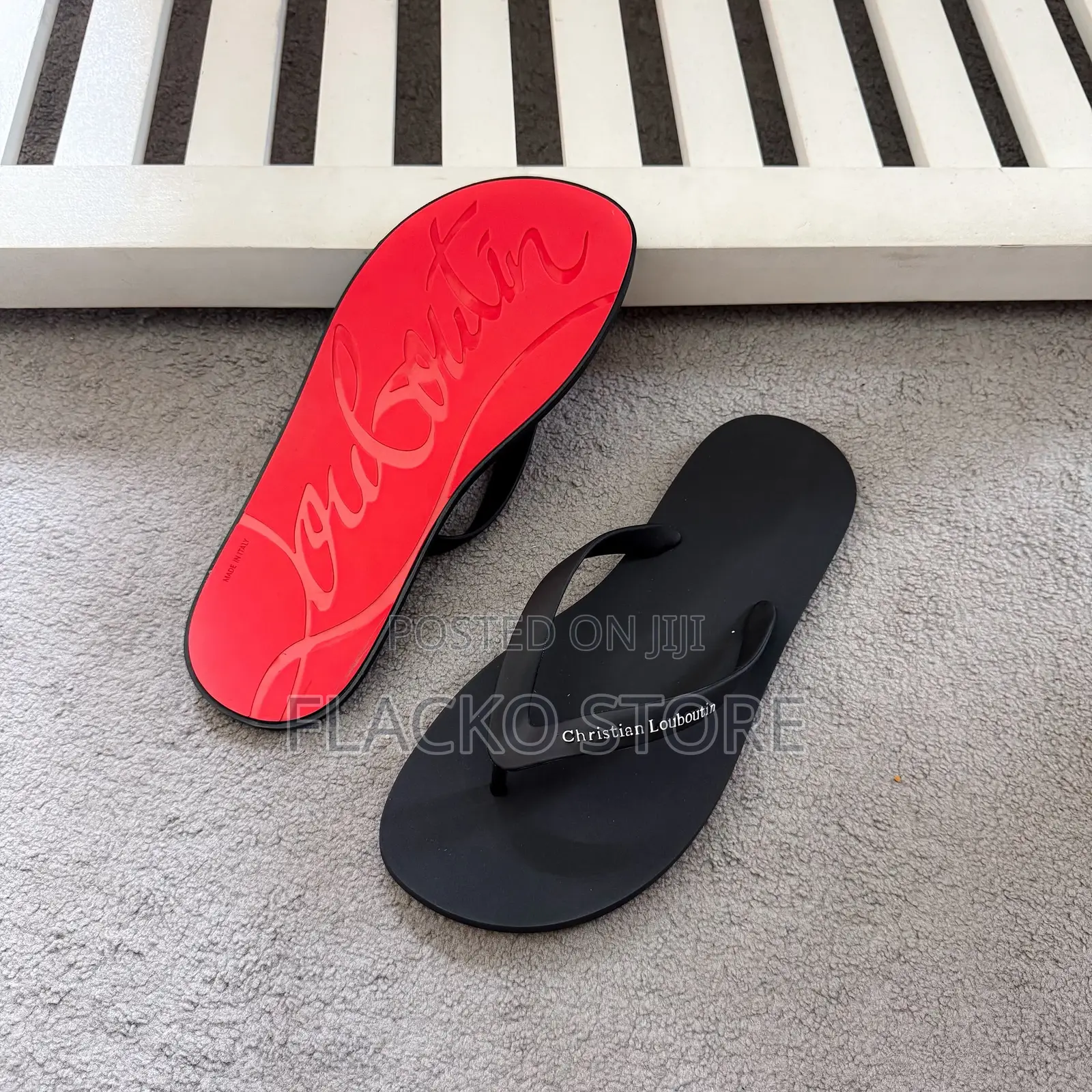 High Quality Christain Louboutin Red Bottom Flip Flops