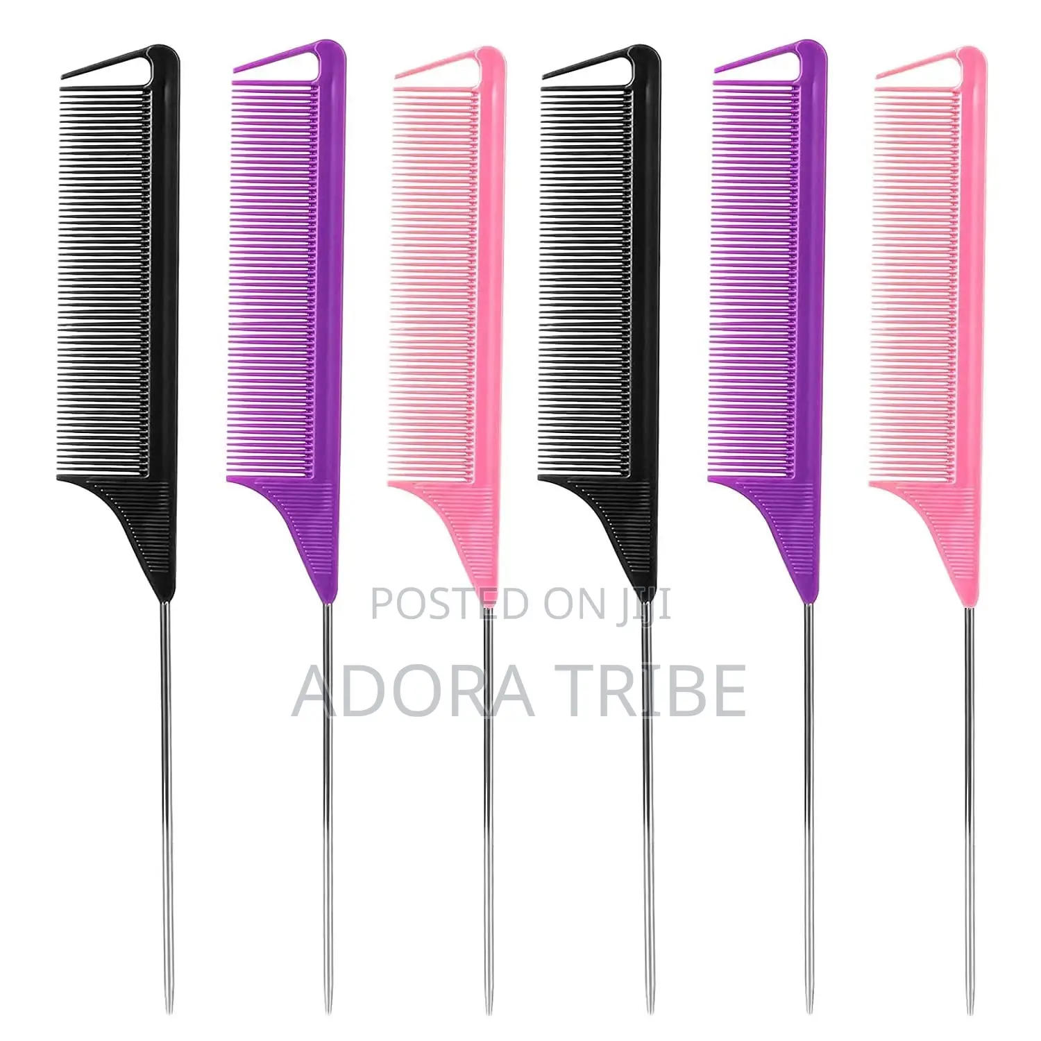 Rat Tail Comb (6Pcs)