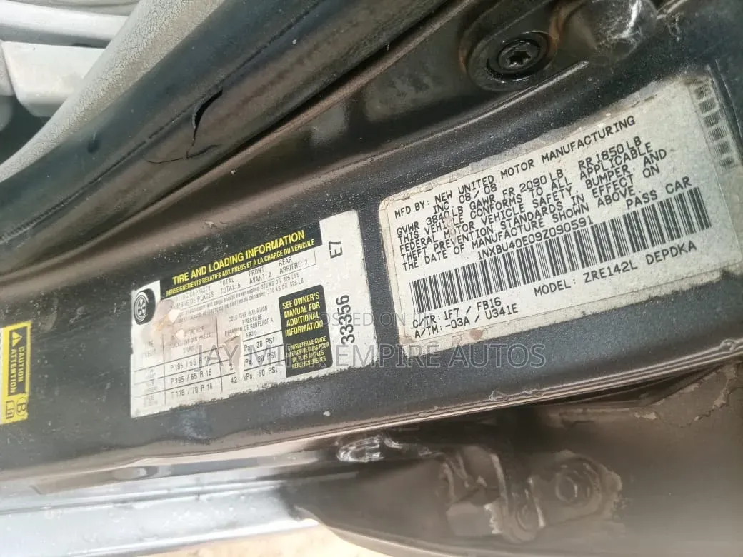 Toyota Corolla 2010 Gray