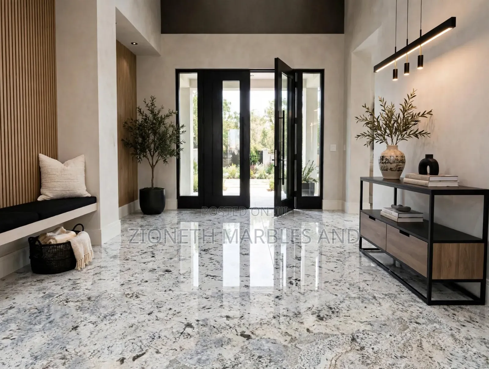 Italian Alaska Blue Moon Granite Slab and Tiles