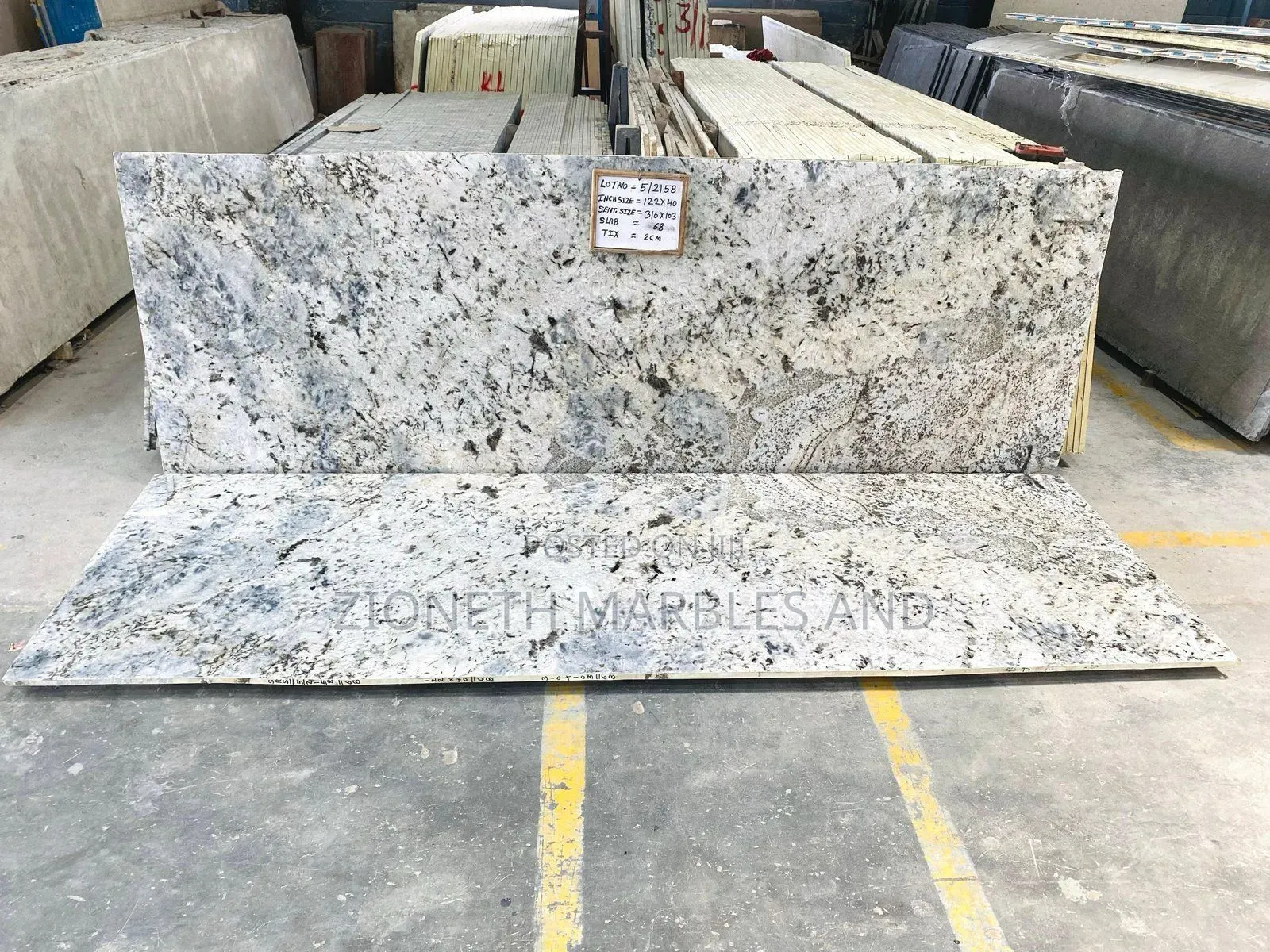 Italian Alaska Blue Moon Granite Slab and Tiles