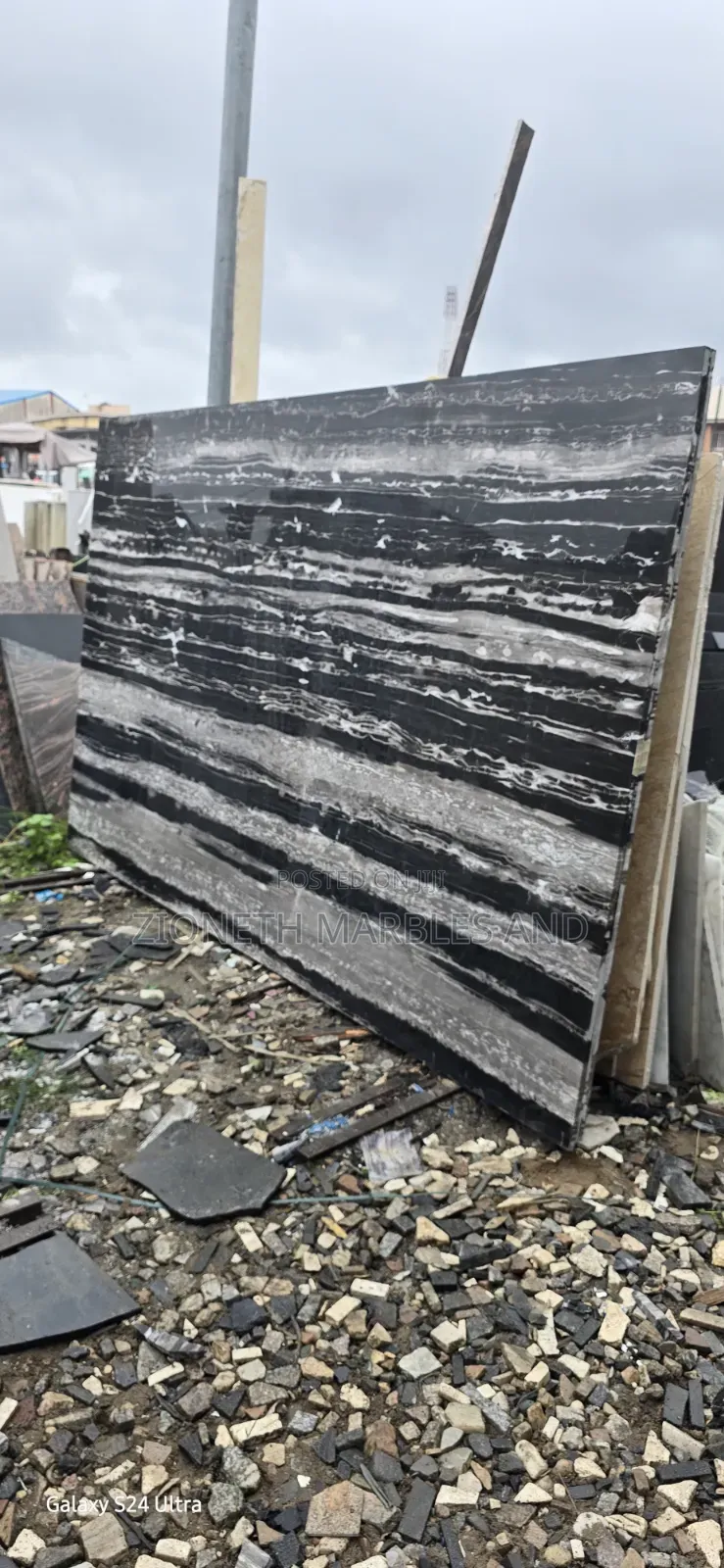 Silver Wave Marble Slab