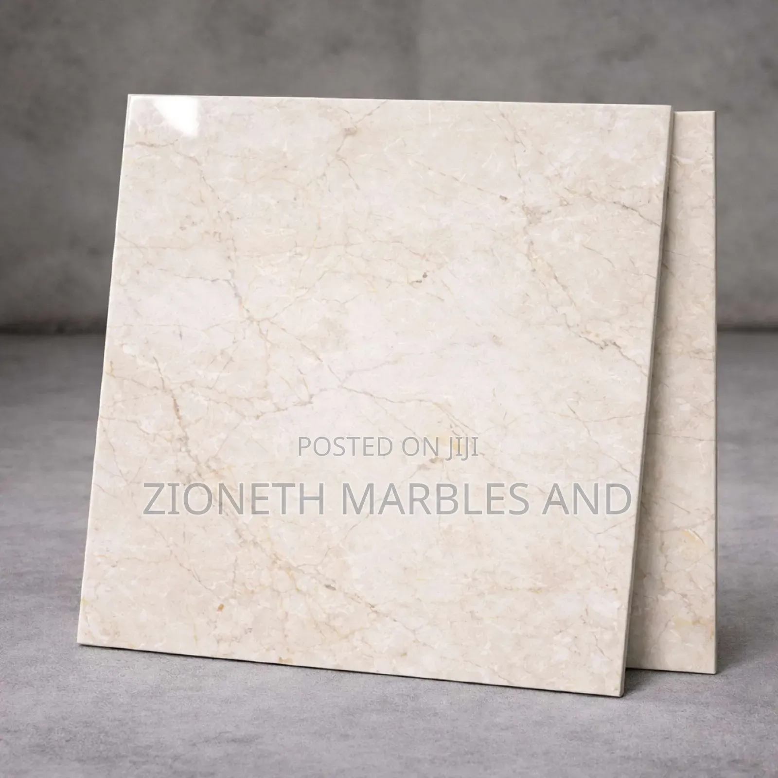 Spanish Crema Marfil 60x60 Marble Tiles 2cm Thickness