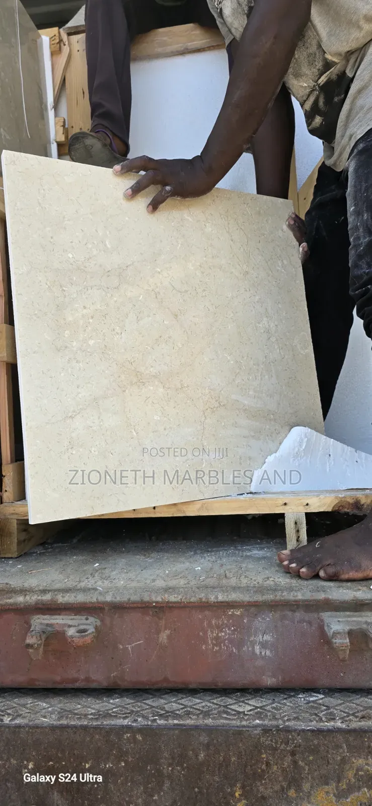 Spanish Crema Marfil 60x60 Marble Tiles 2cm Thickness