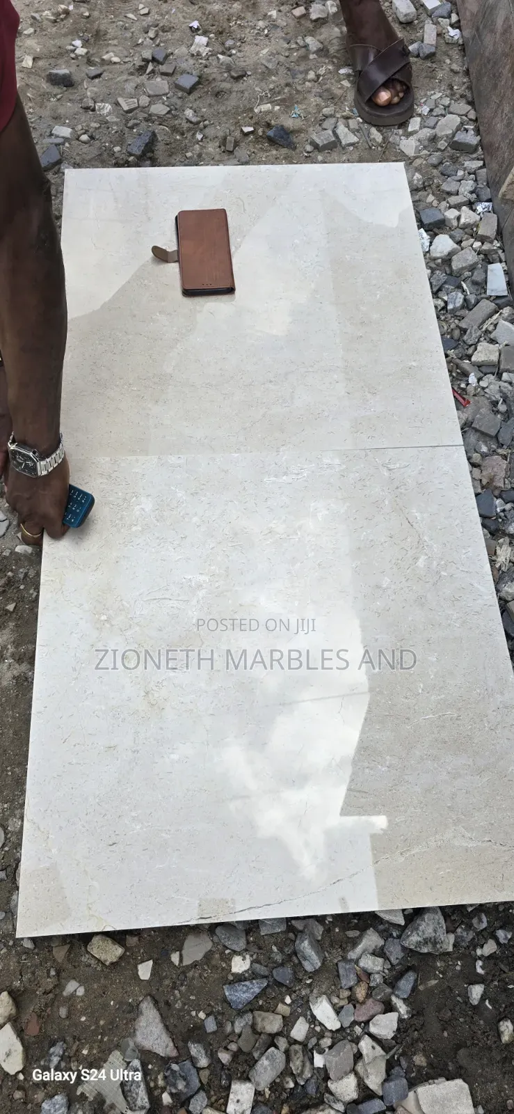 Spanish Crema Marfil 60x60 Marble Tiles 2cm Thickness