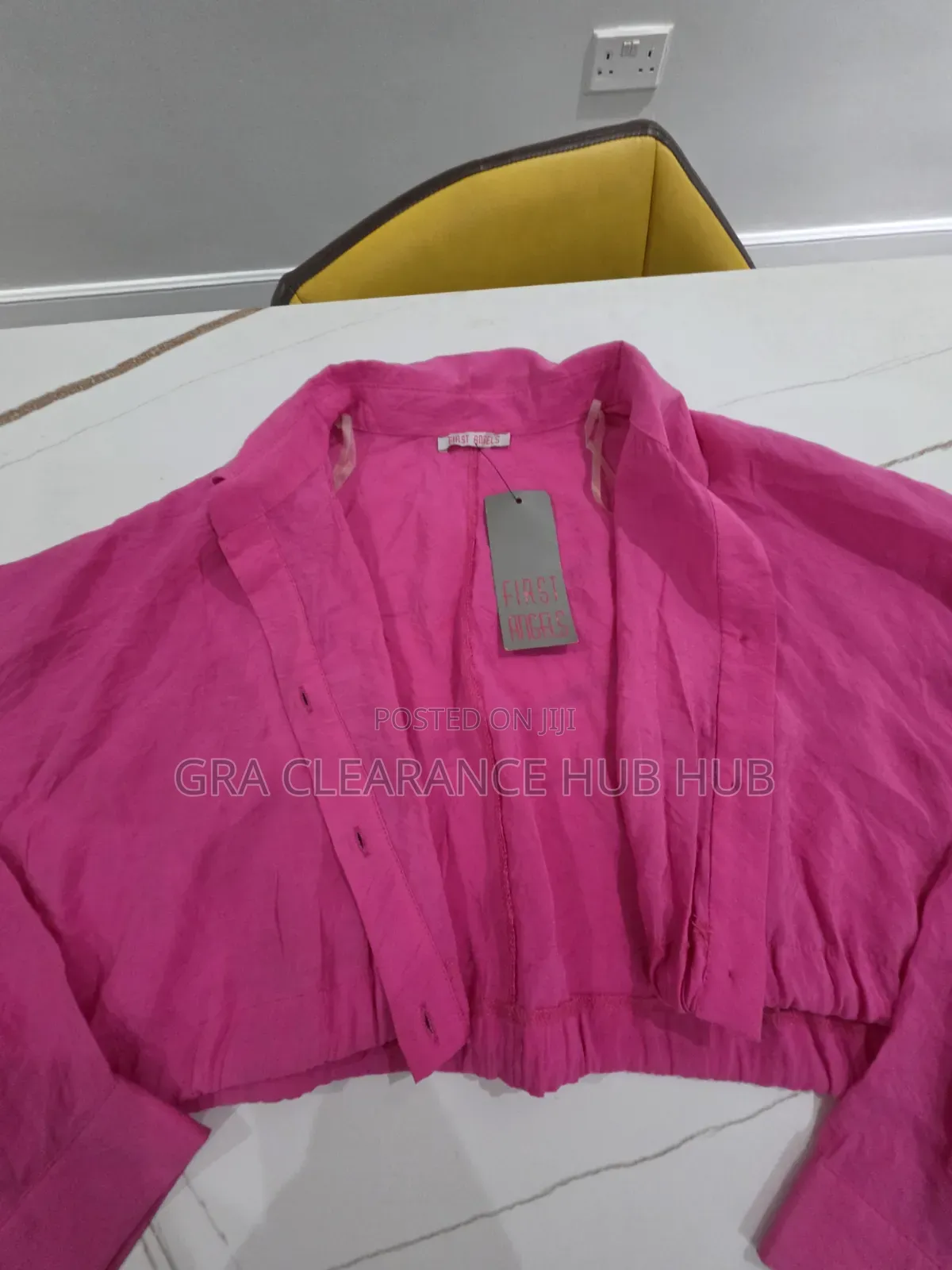 Brand New Pink Cropped Blazer Jacket