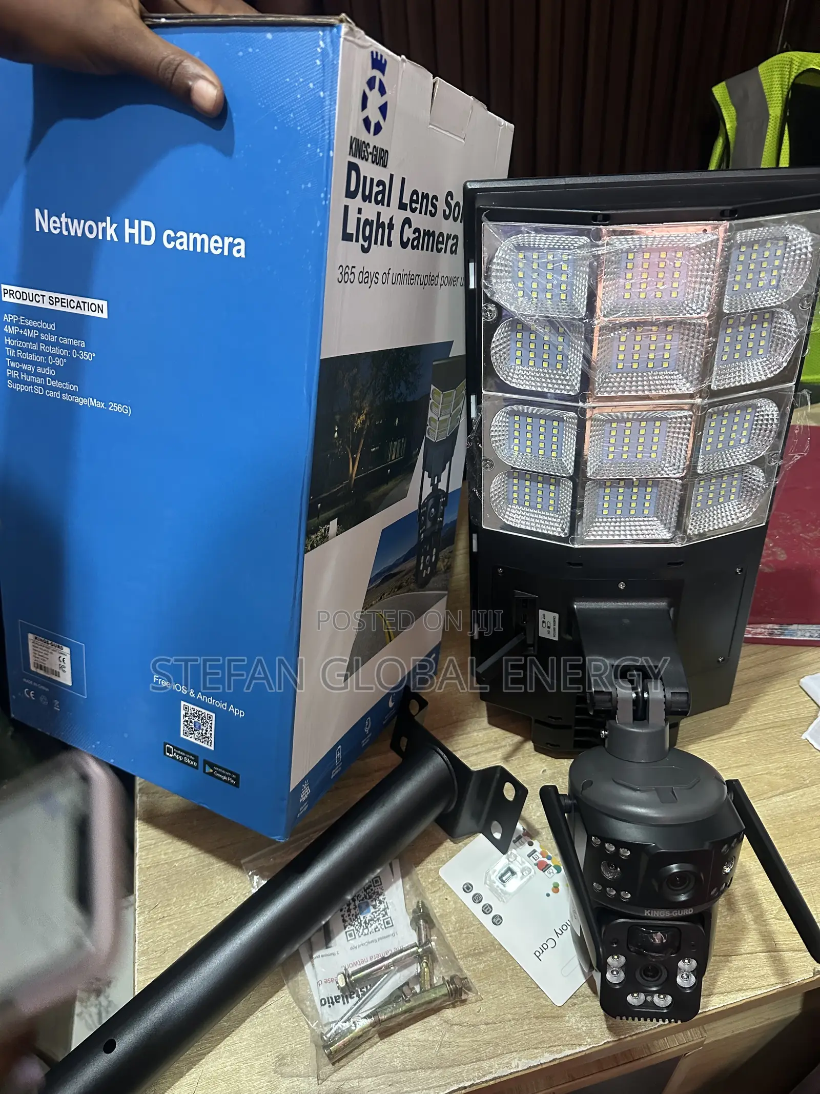 Dual Lens Solar Street Light Camera