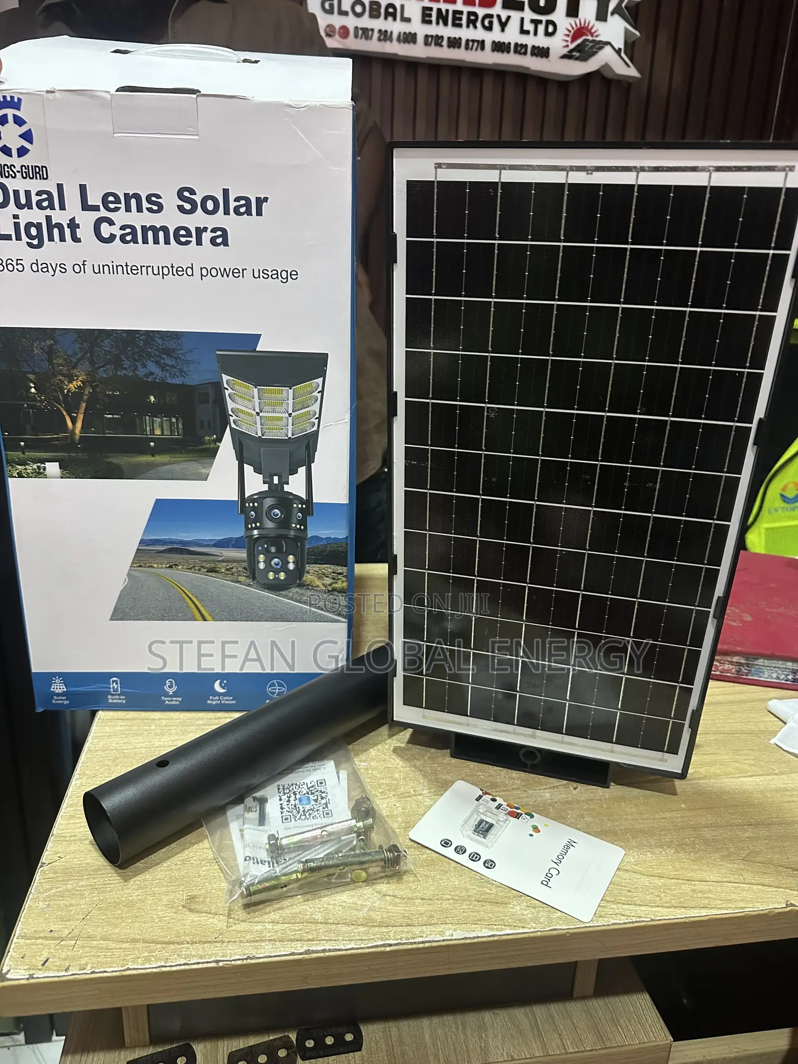 Dual Lens Solar Street Light Camera