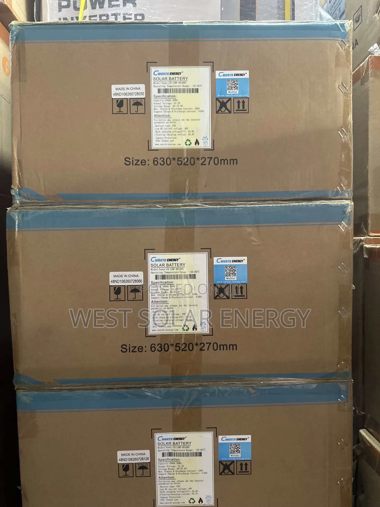5kwh 51.2V Cworth Lithium Ion Battery