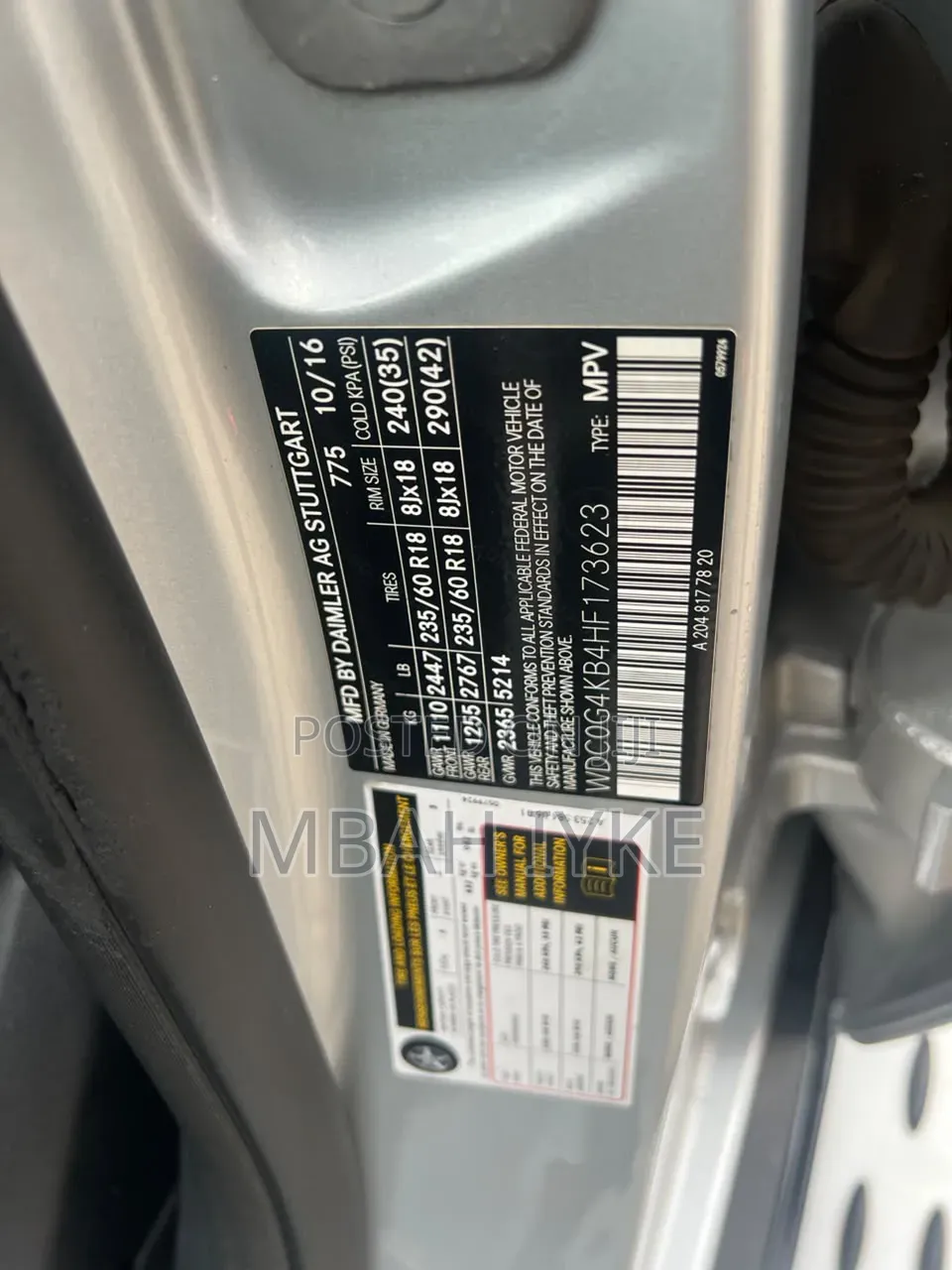 Mercedes-Benz GLC-Class 2017 Silver