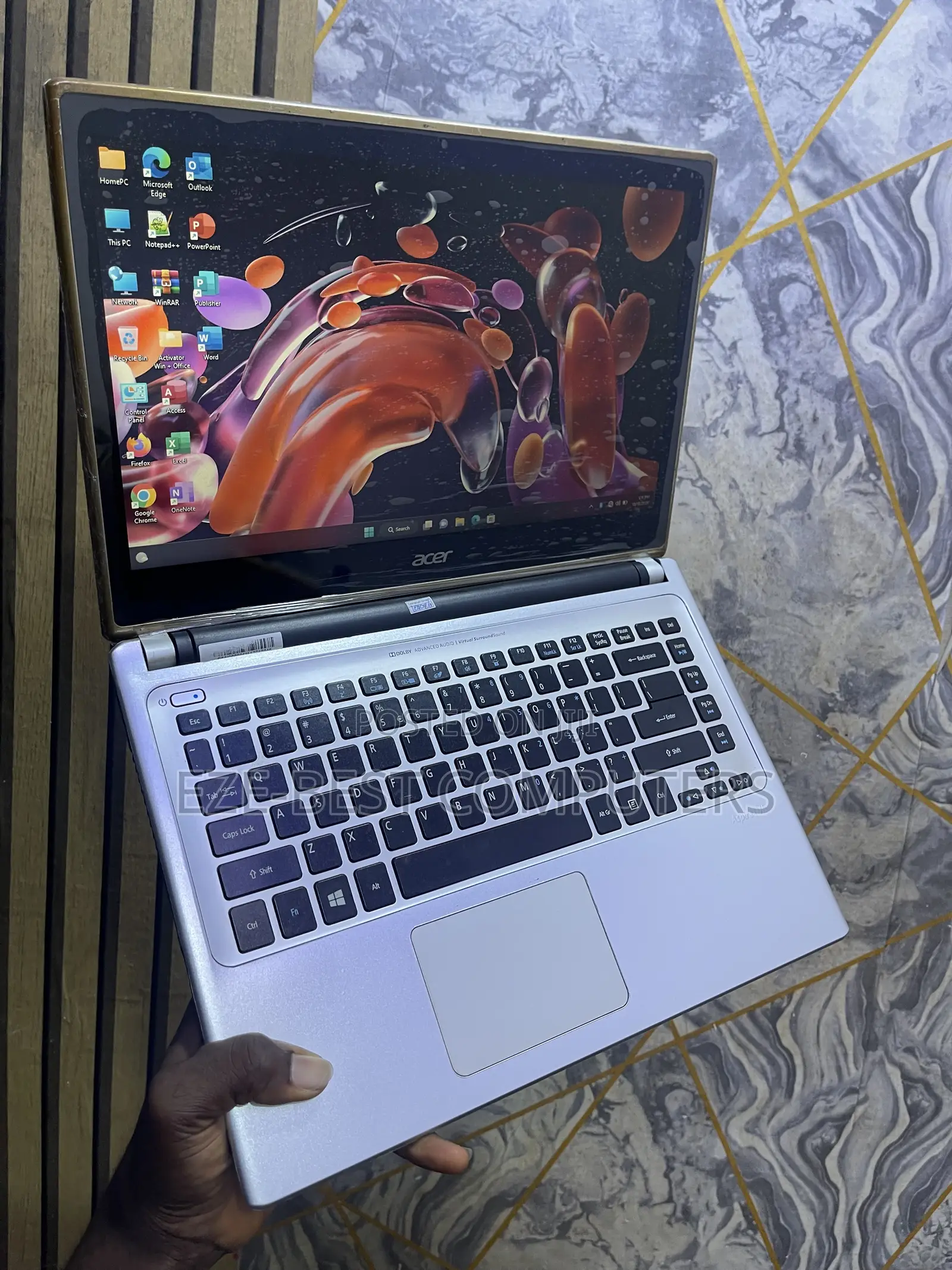 Laptop Acer Aspire V5 8GB Intel Core i5 SSD 128GB