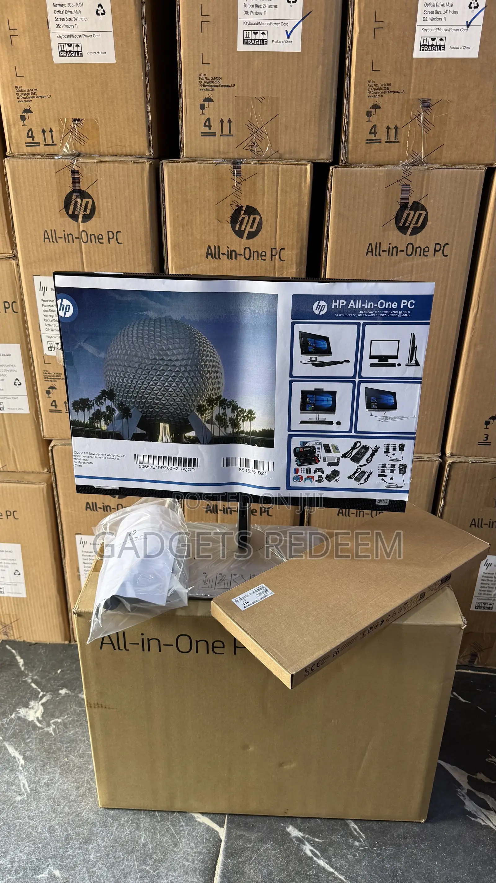New Desktop Computer HP ProOne 600 8GB Intel Core i5 SSD 256GB