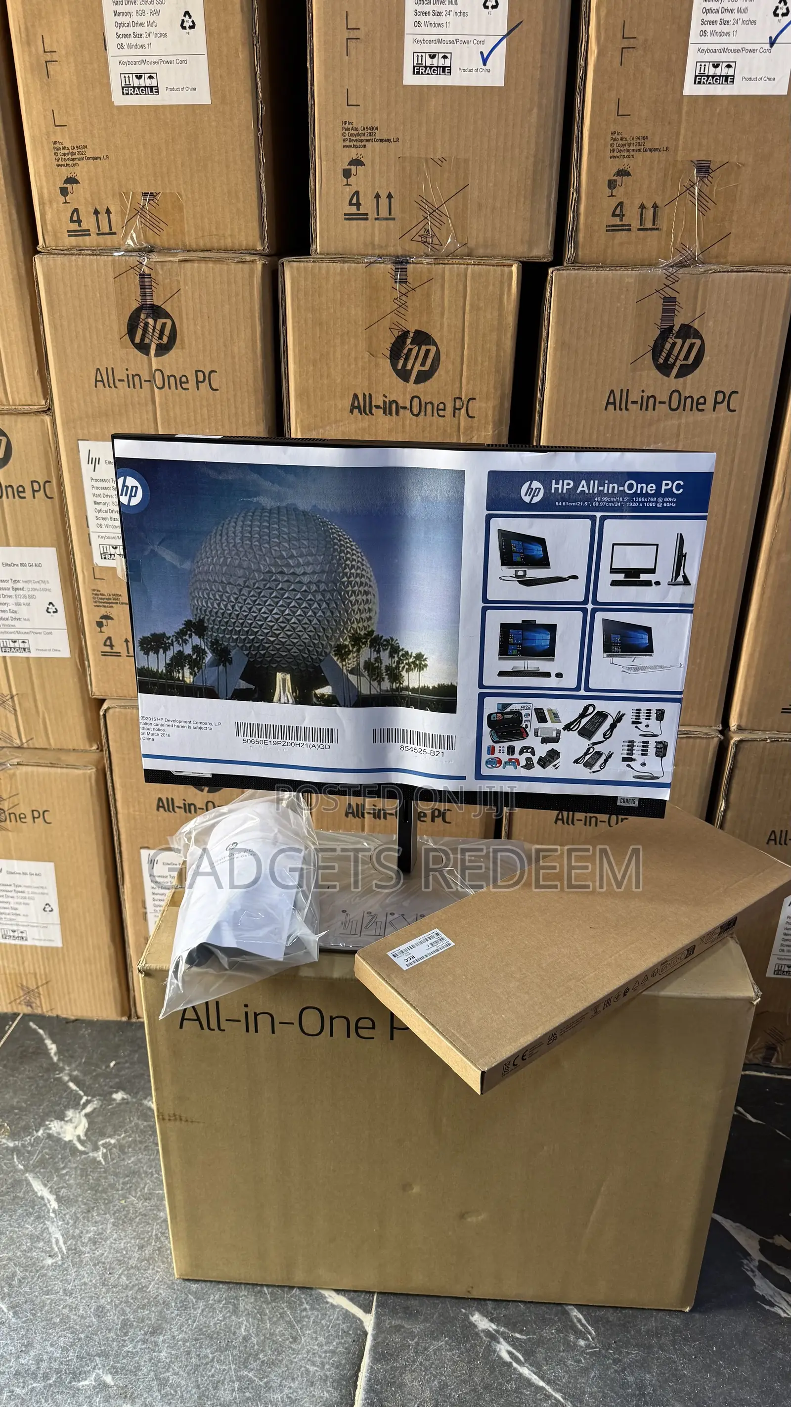 New Desktop Computer HP ProOne 600 8GB Intel Core i5 SSD 512GB