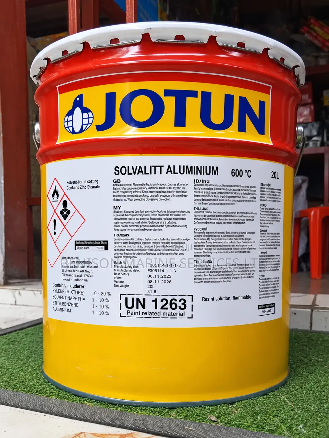 Jotun Sovalitt Aluminium Paint