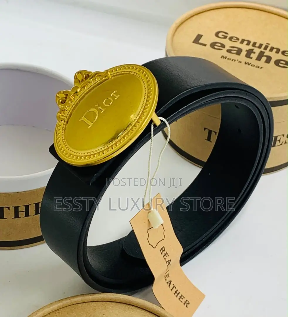 High Quality Luxury Dior Men Genuine Leather Belt