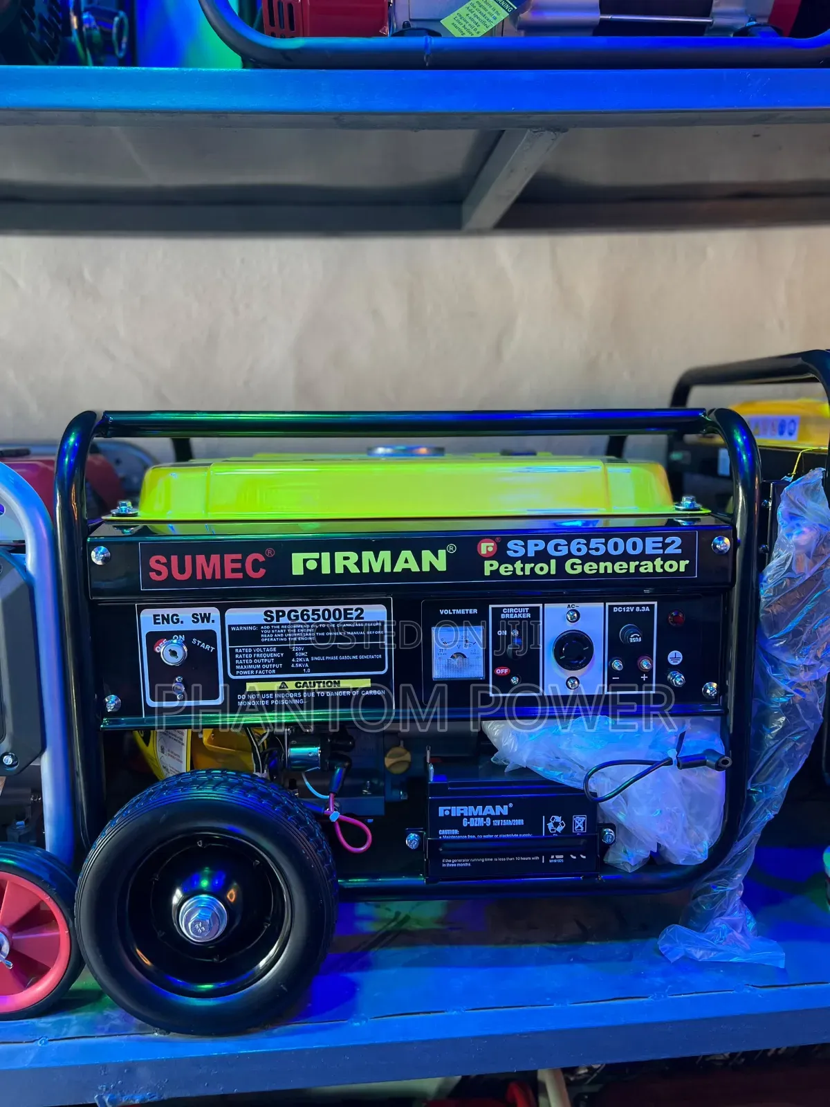 Sumec Firman 4.2/4.5kva Generator Set {Black & Yellow] >With Warranty<