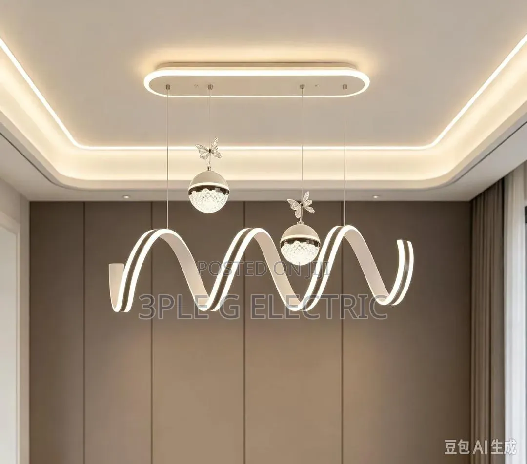 Long Dropping Chandelier for Staircase