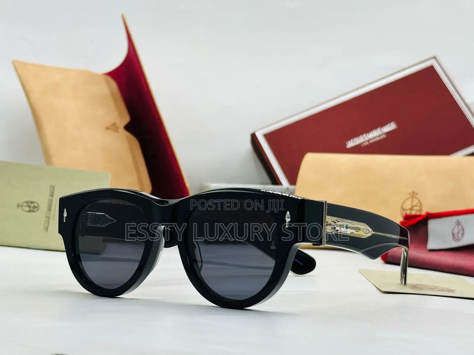 Original Quality Luxury Jacques Marie Mage Men Sunglasses