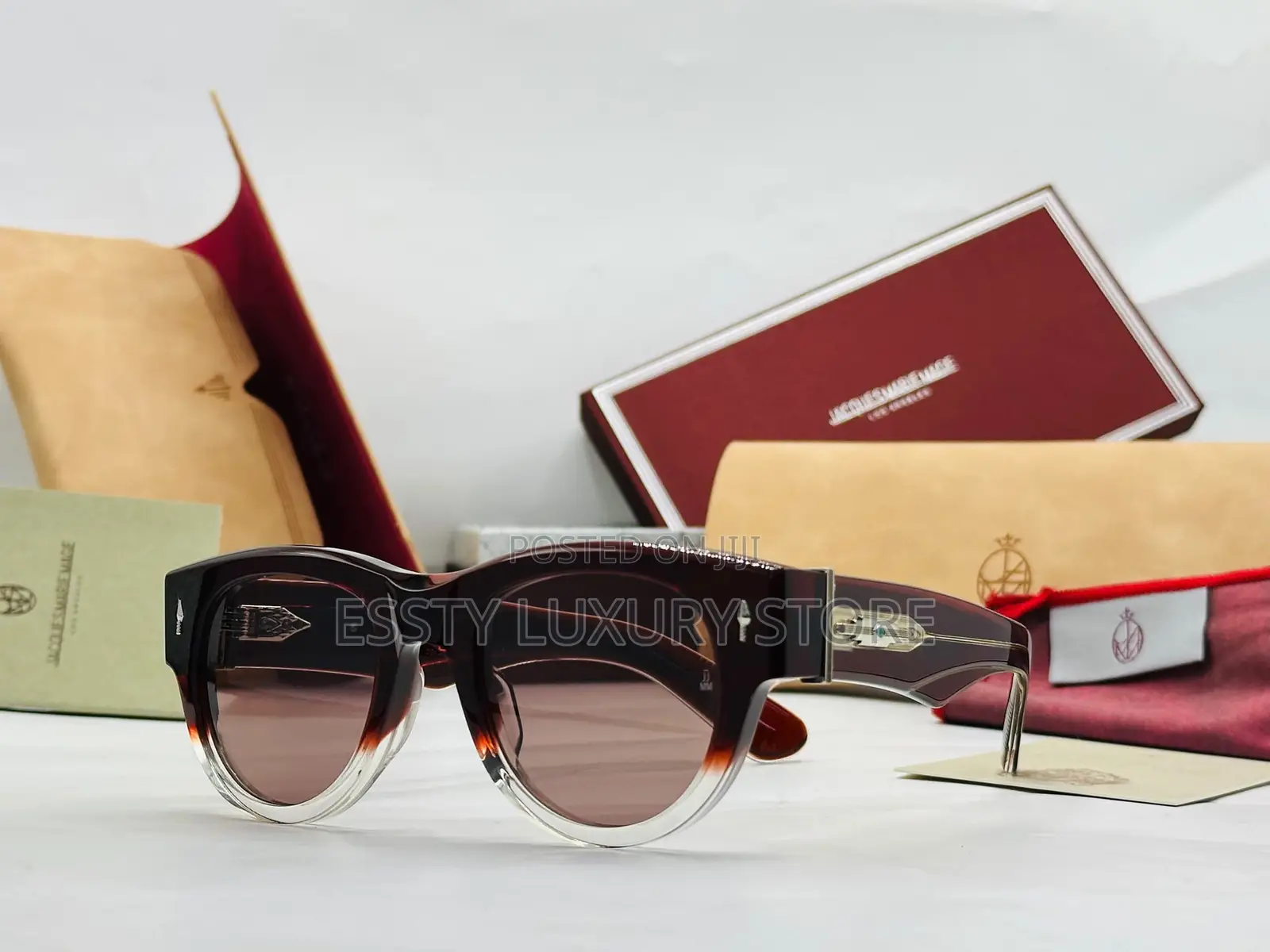 Original Quality Luxury Jacques Marie Mage Men Sunglasses