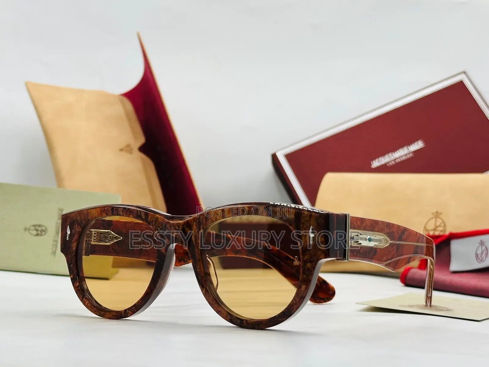 Original Quality Luxury Jacques Marie Mage Men Sunglasses