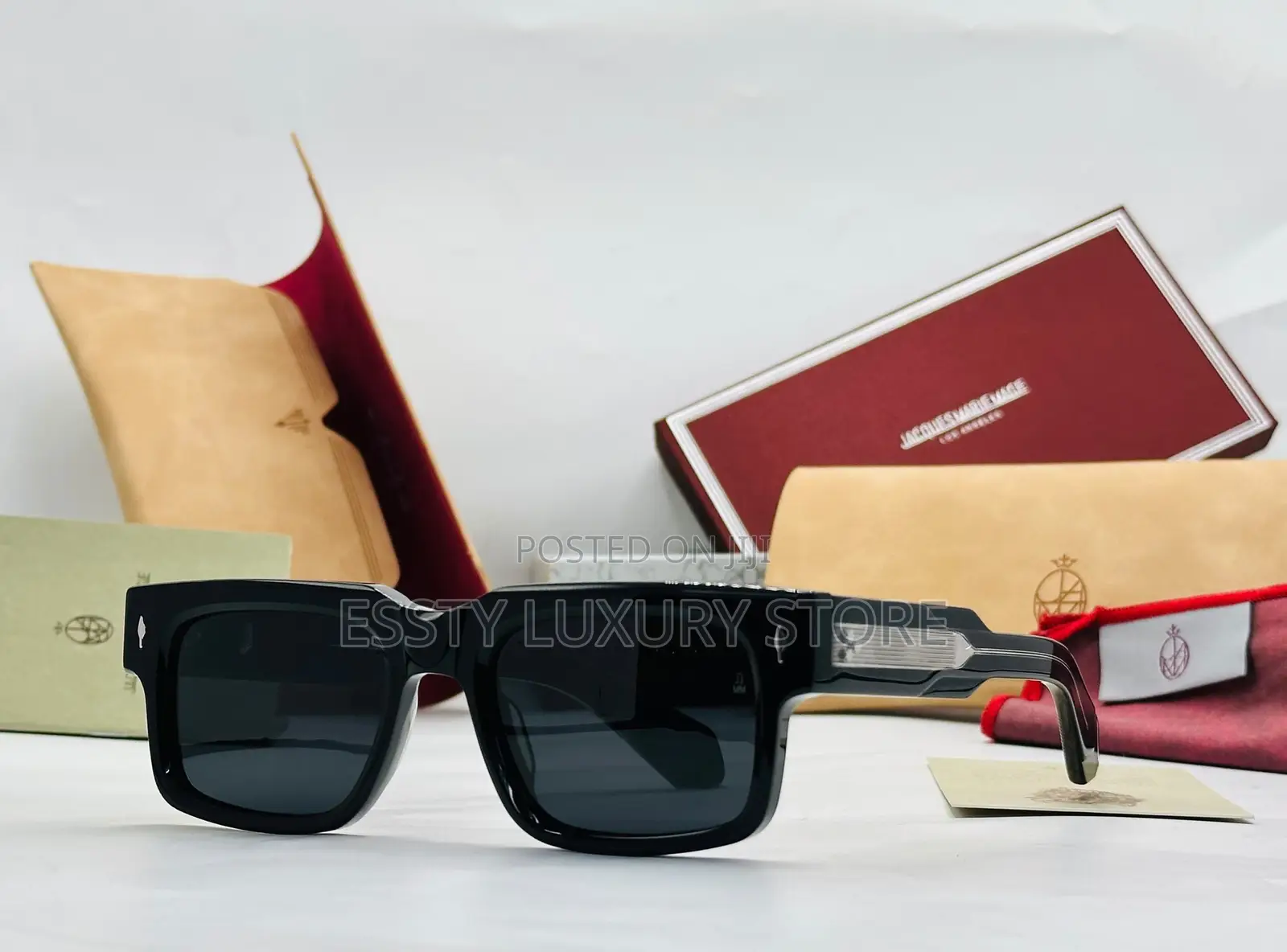 Original Quality Luxury Jacques Marie Mage Men Sunglasses