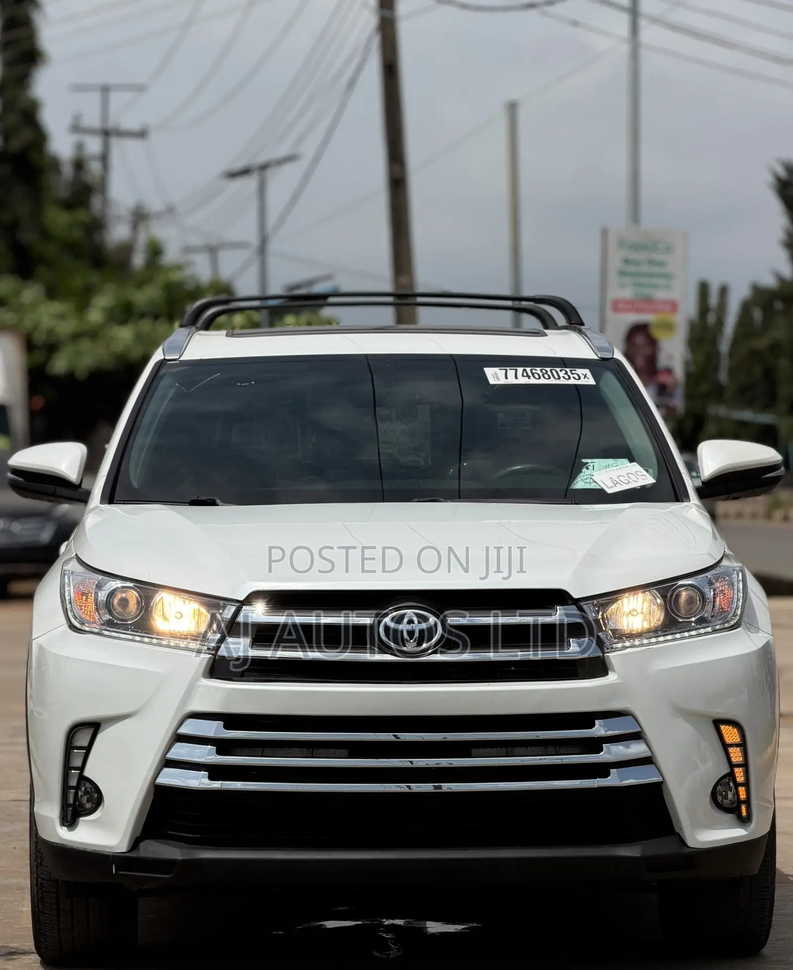 Toyota Highlander Limited V6 4x4 (3.5L 6cyl 6A) 2016 White