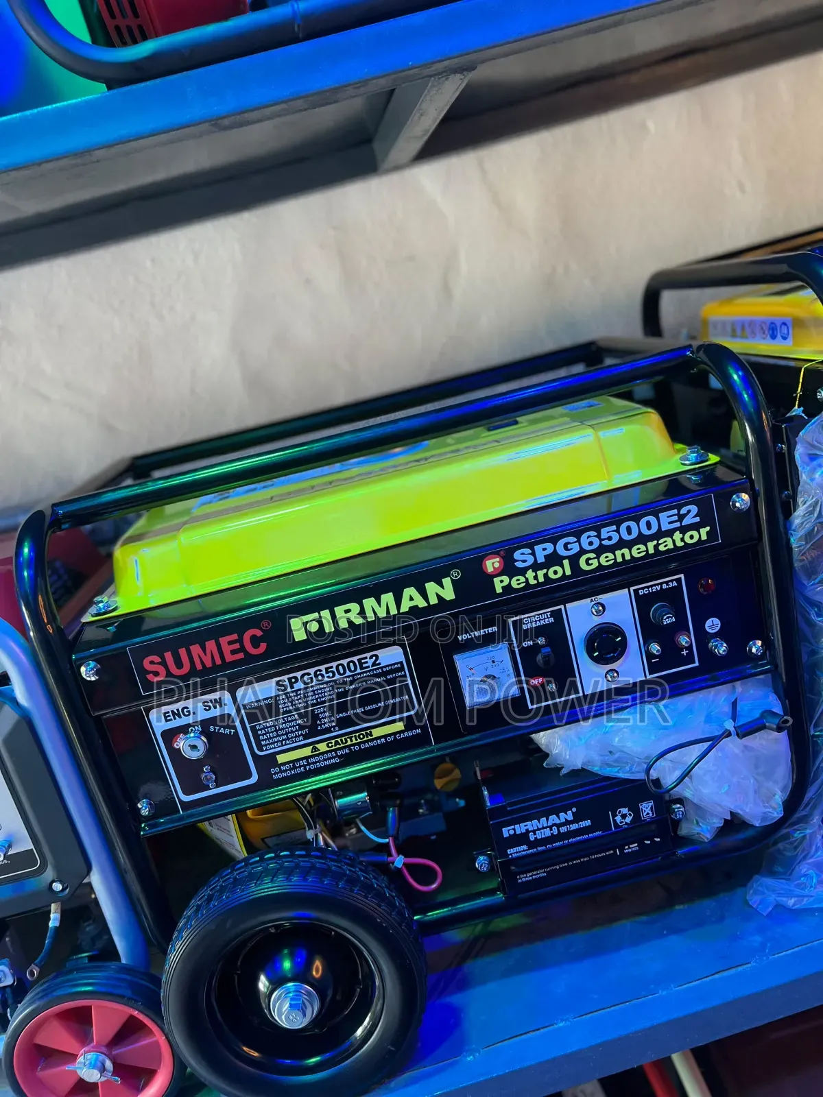 4.5kva Sumec SPG6500E2 Firman Product 100% Copper Petrol Generator Set