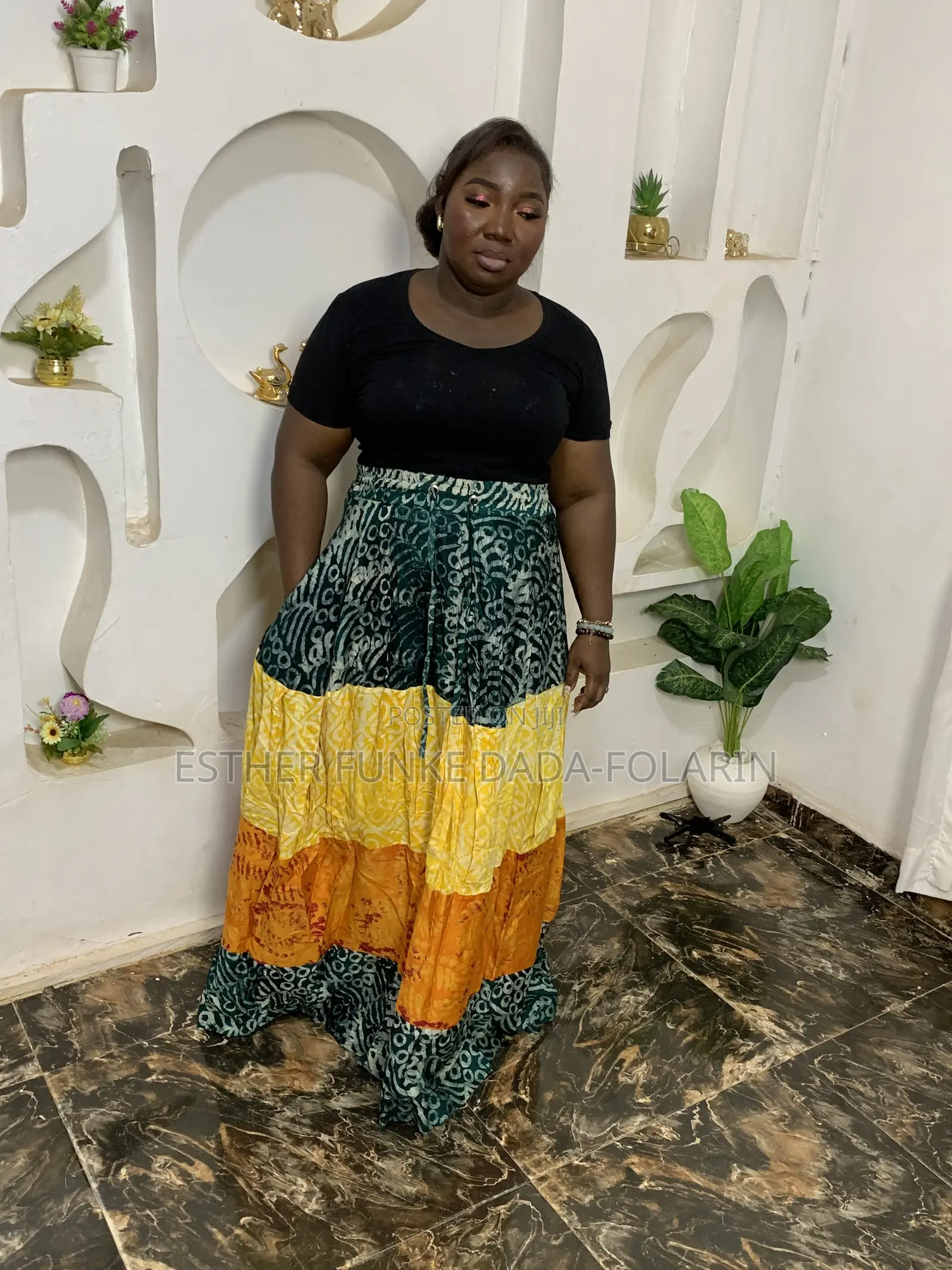 Carribean Adire Skirt