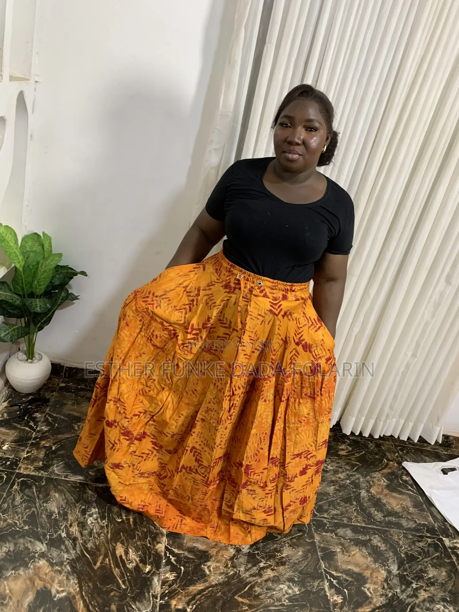 Carribean Adire Skirt