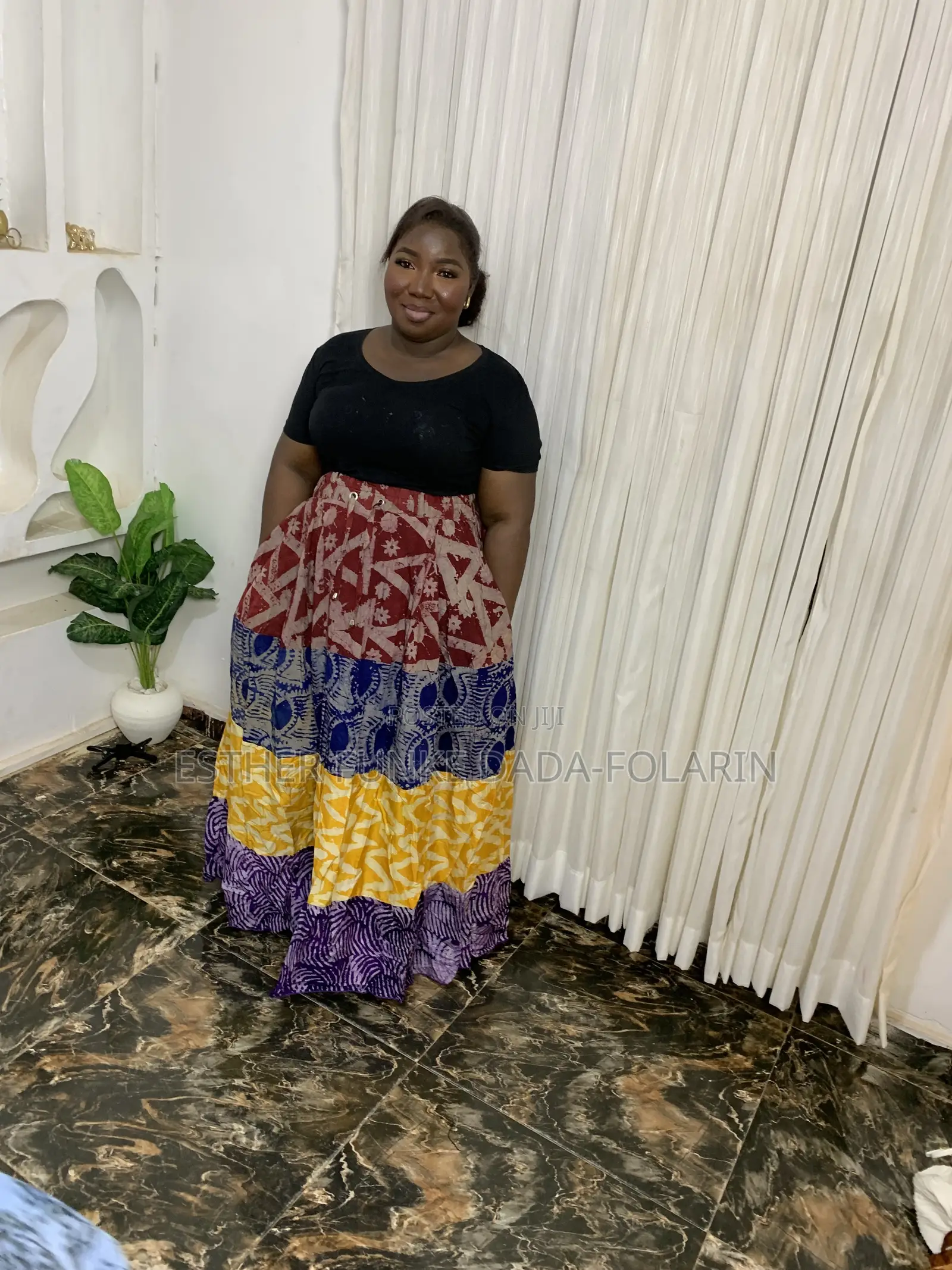 Carribean Adire Skirt