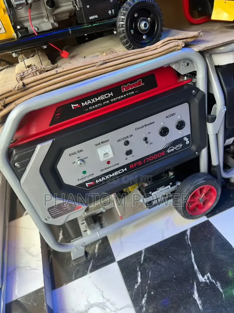RFS17000E Maxmech 15kva 100% Copper Super Strong Petrol Generator Set