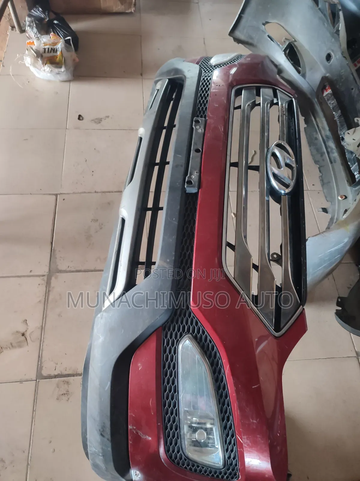 Complete Front Bumper Hyundai Santa Fe 2013 Sport