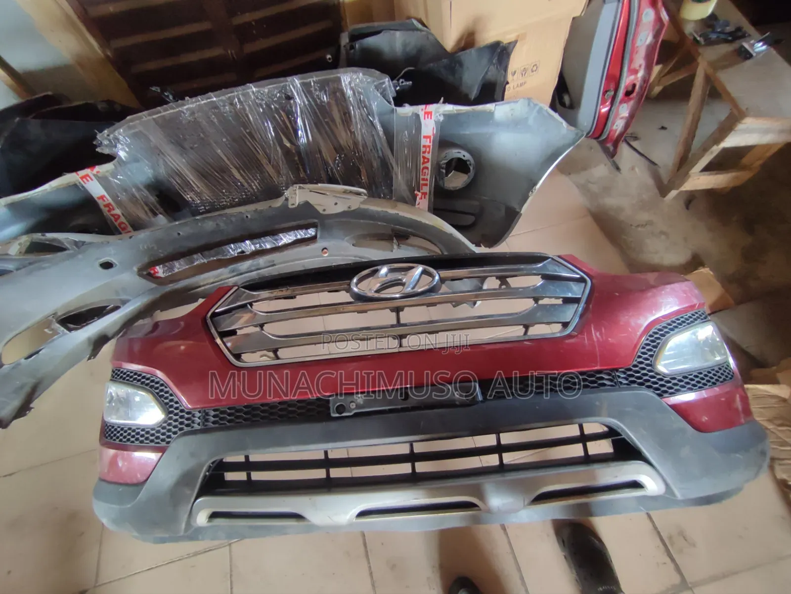 Complete Front Bumper Hyundai Santa Fe 2013 Sport