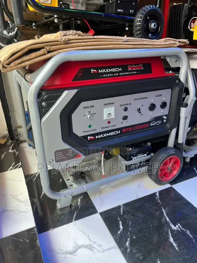 Maxmech RFS17000E 15kva Petrol Generator [Can Power 4 ACs] >Warranty<