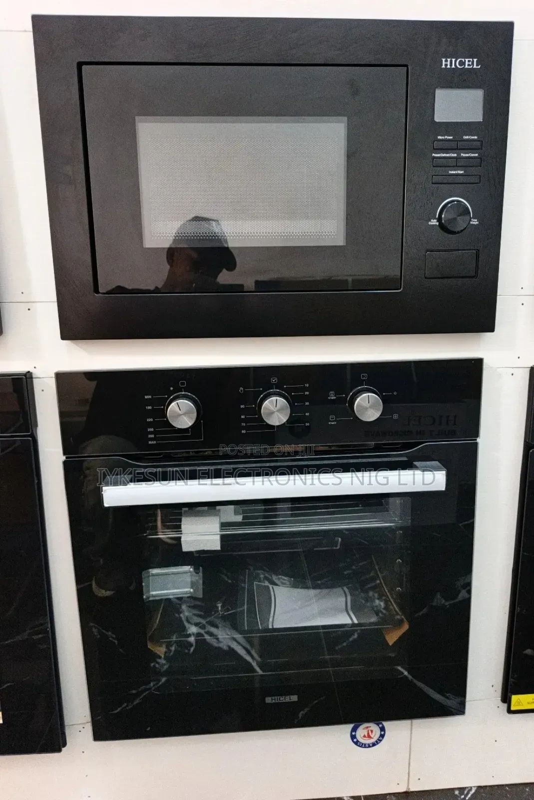 Original HICEL (ITALY  Design) Inbuilt Gas & Ele Oven & Microwave