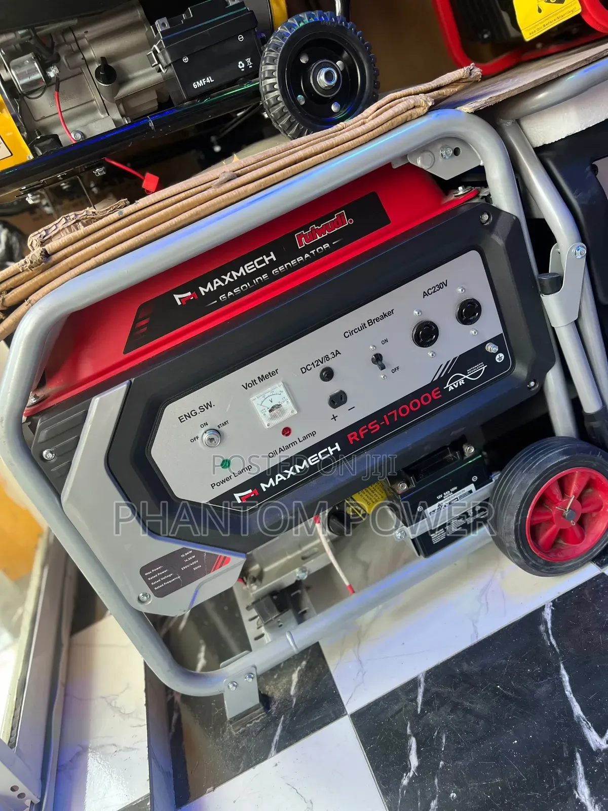 RFS17000E Maxmech Ruiwudi Series 15kva Petrol Generator -With Warranty
