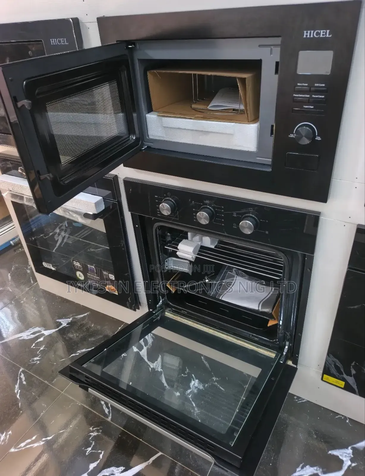 Original HICEL (ITALY  Design) Inbuilt Gas & Ele Oven & Microwave