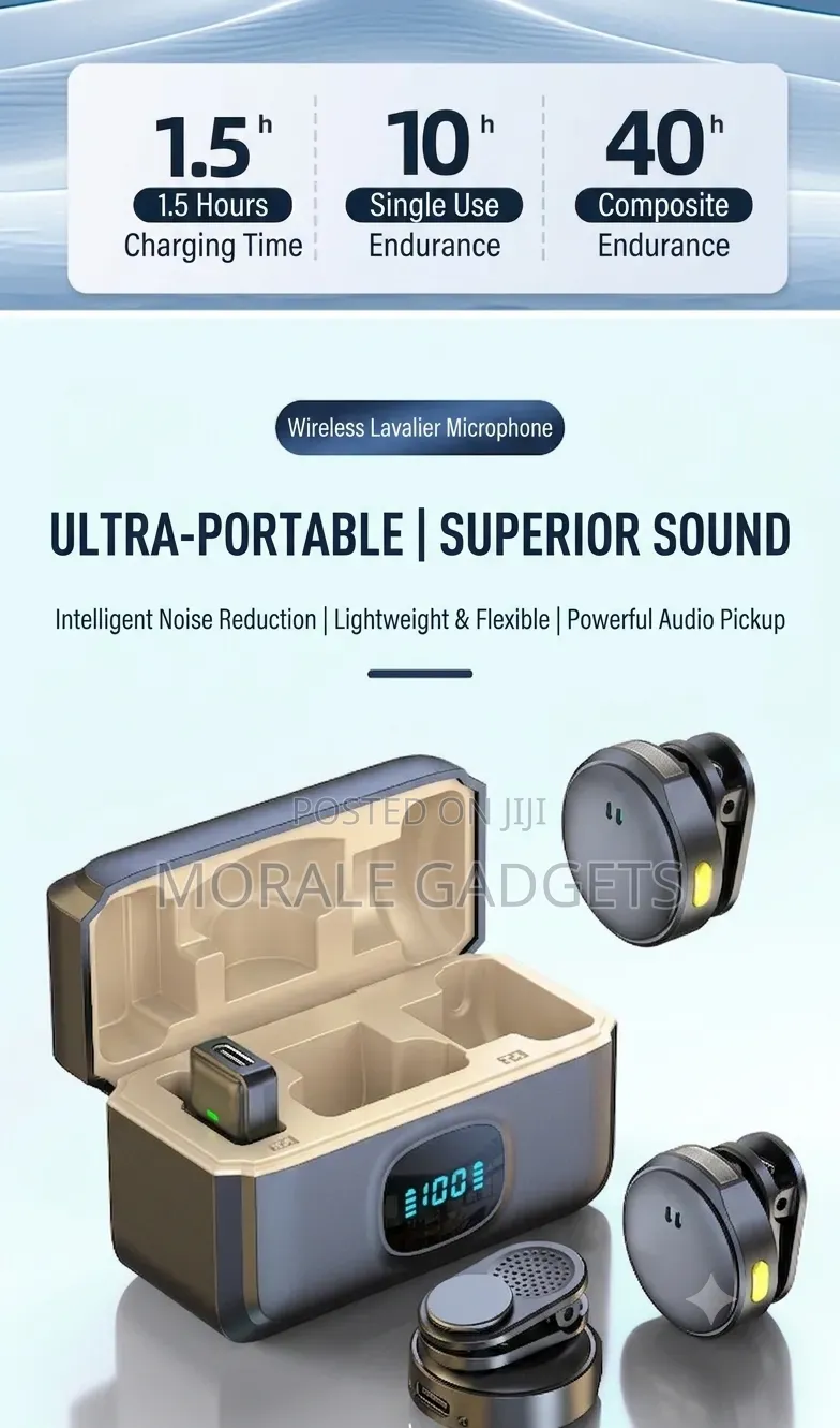Q8 Magnetic Wireless Microphone