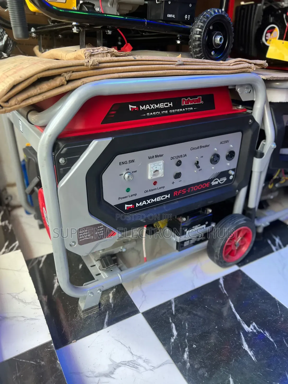 RFS17000E Maxmech 15kva Super Strong Key Start Copper Coil Generator