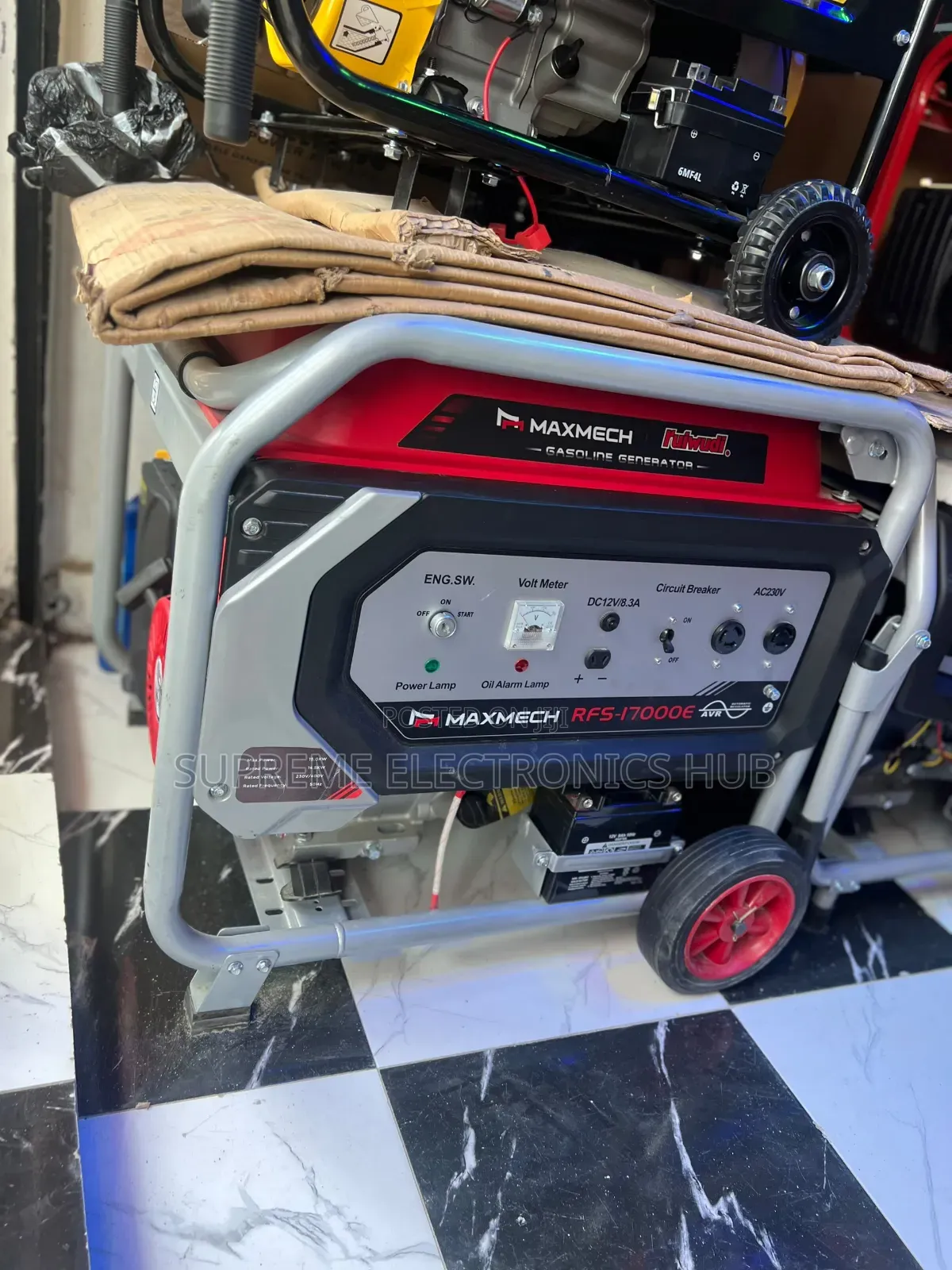 RFS17000E Maxmech 15kva Super Strong Key Start Copper Coil Generator