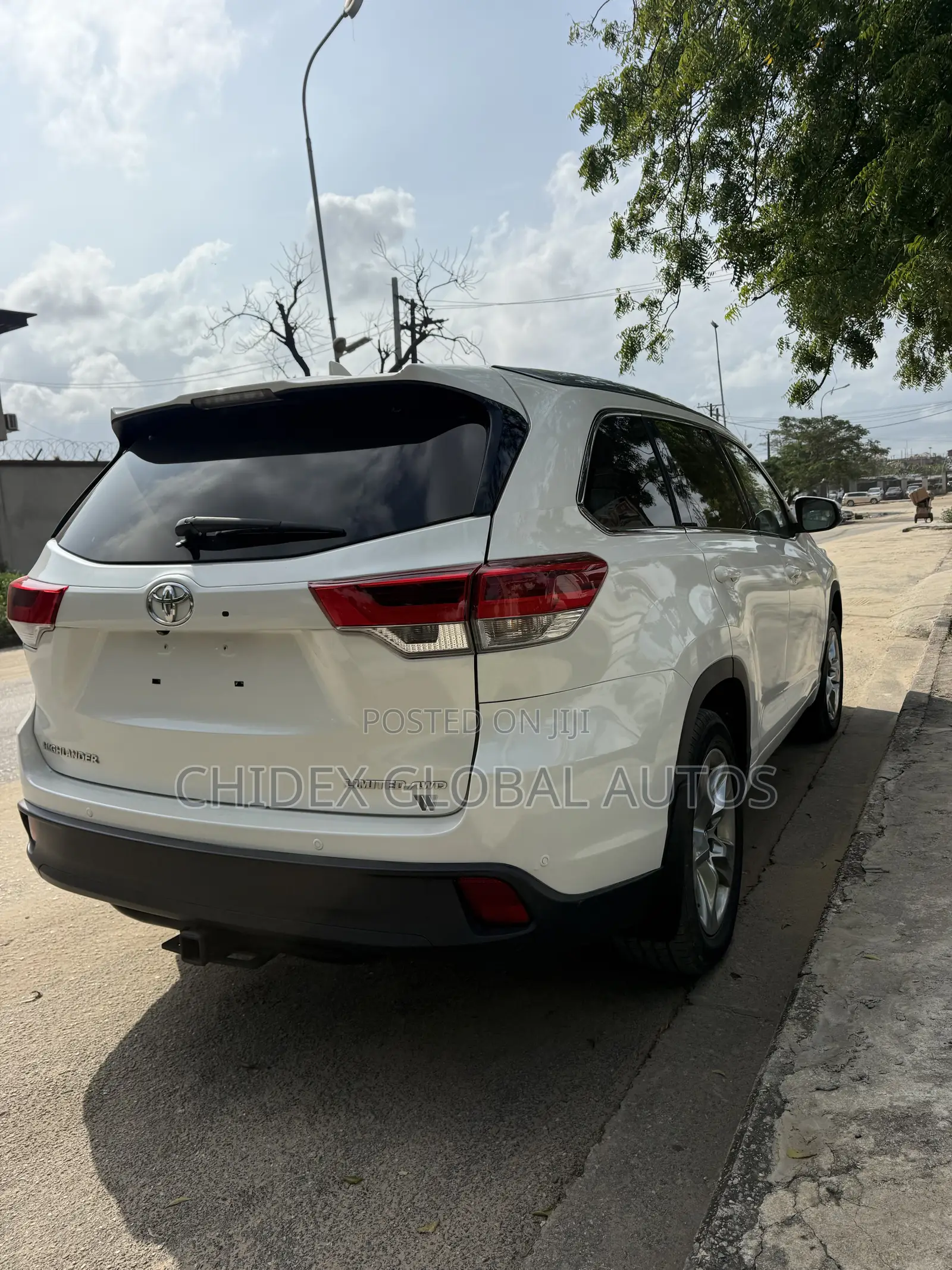 Toyota Highlander Limited V6 4x4 (3.5L 6cyl 6A) 2016 White