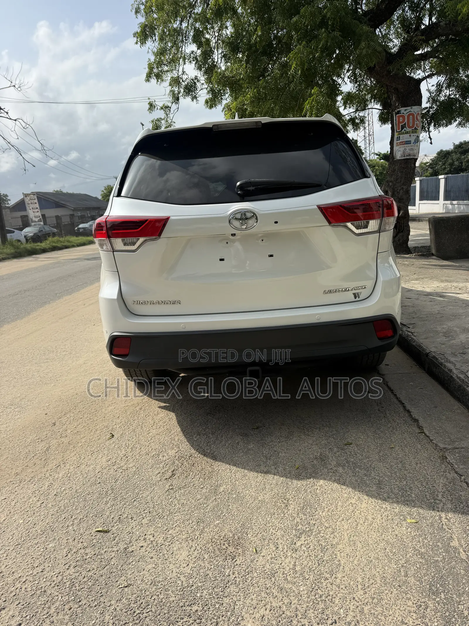 Toyota Highlander Limited V6 4x4 (3.5L 6cyl 6A) 2016 White