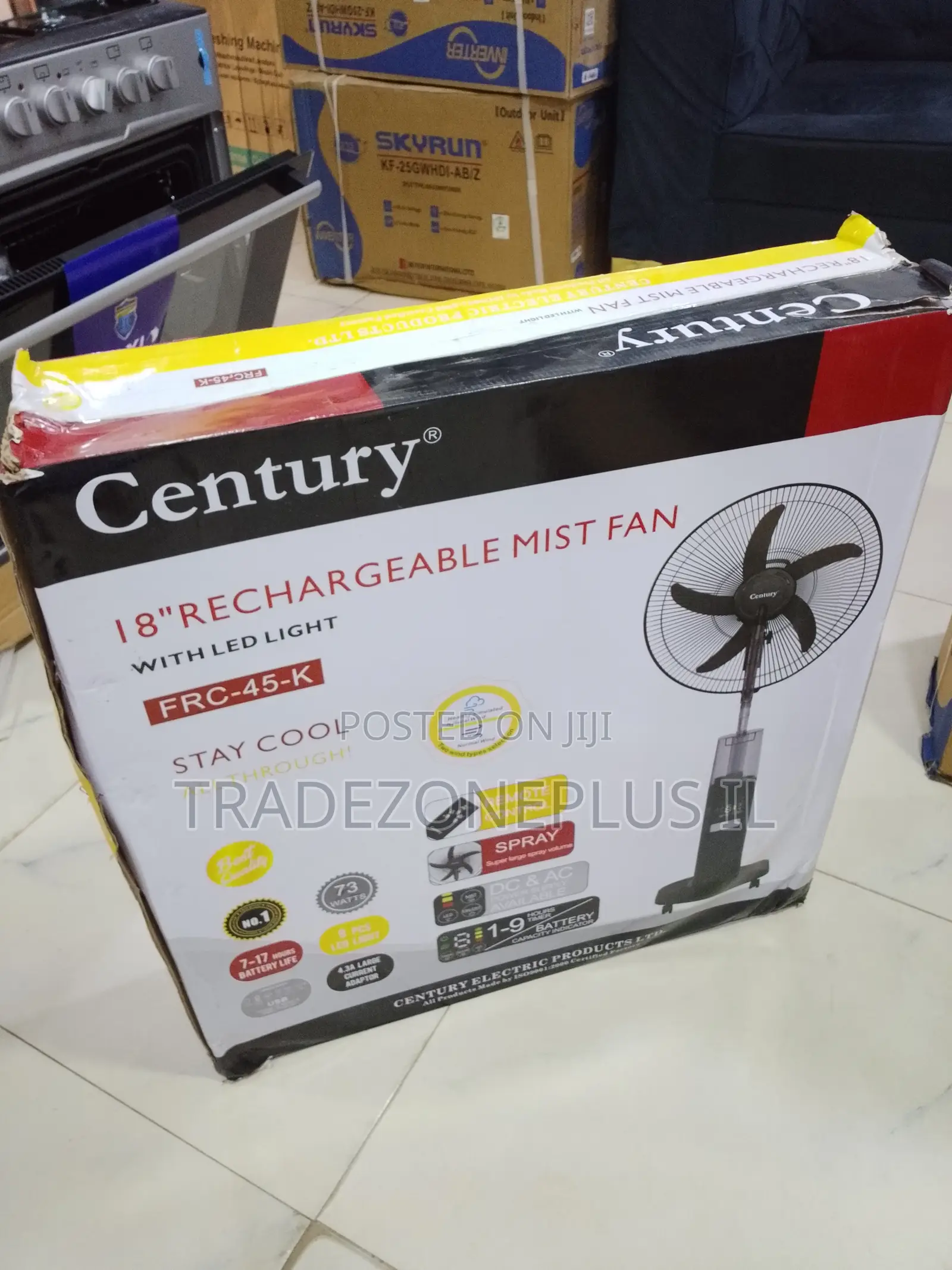 Powerful FRC-45-K Mist Fan for Indoor Comfort