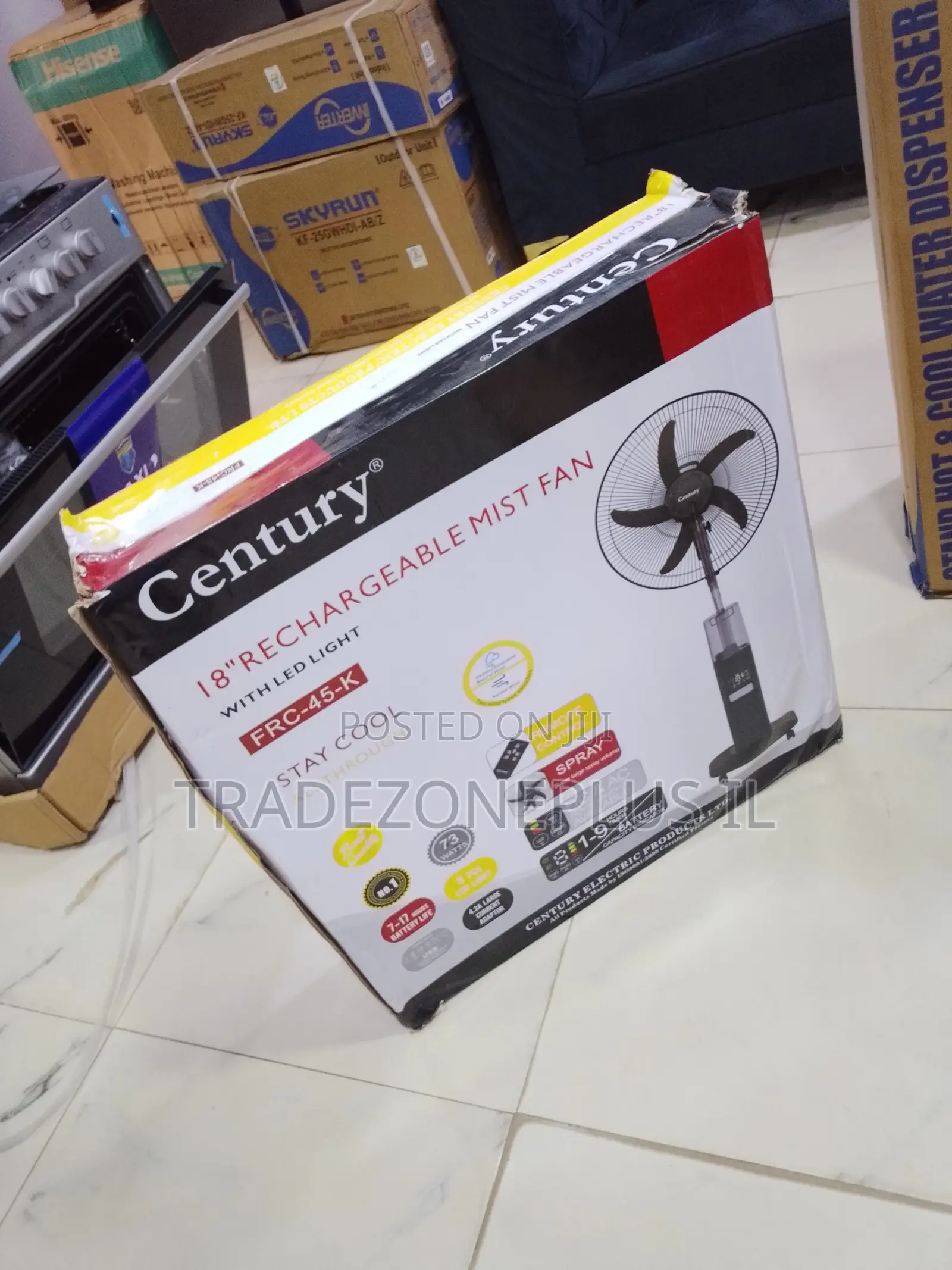 Powerful FRC-45-K Mist Fan for Indoor Comfort