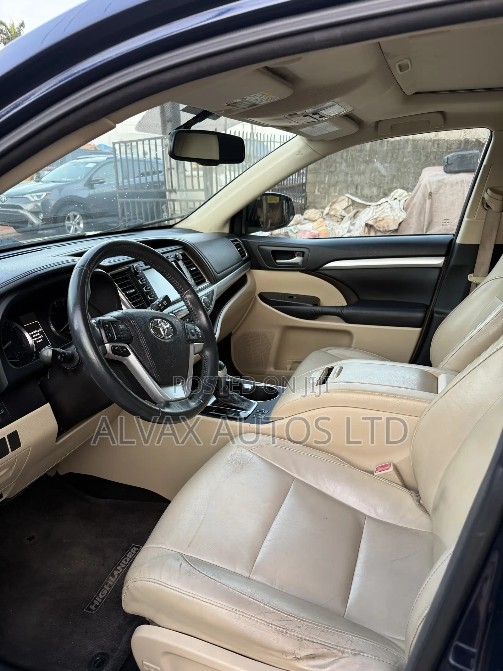 Toyota Highlander XLE V6 4x4 (3.5L 6cyl 6A) 2016 Blue