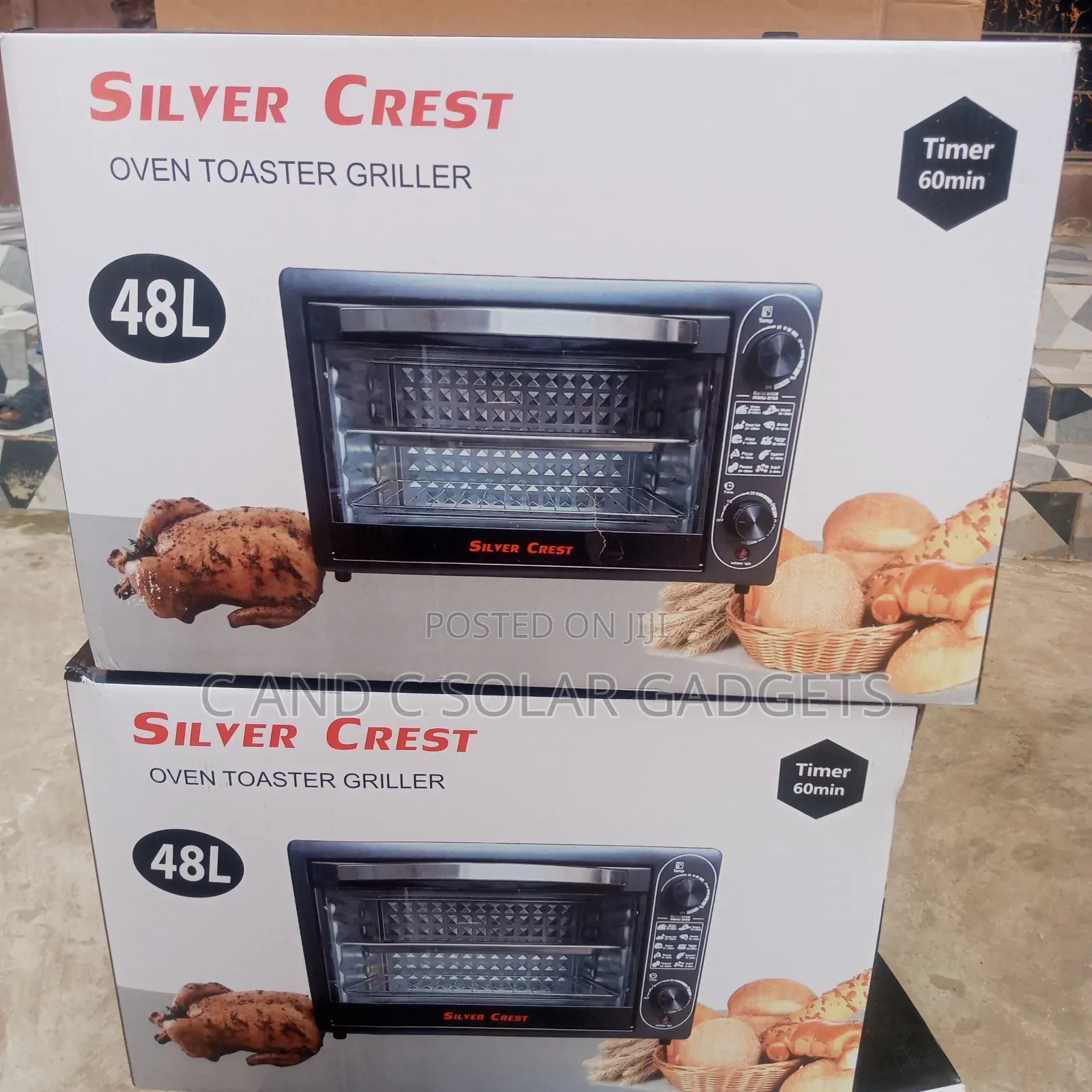 Silver Crest Oven Toaster Griller 48LITRE