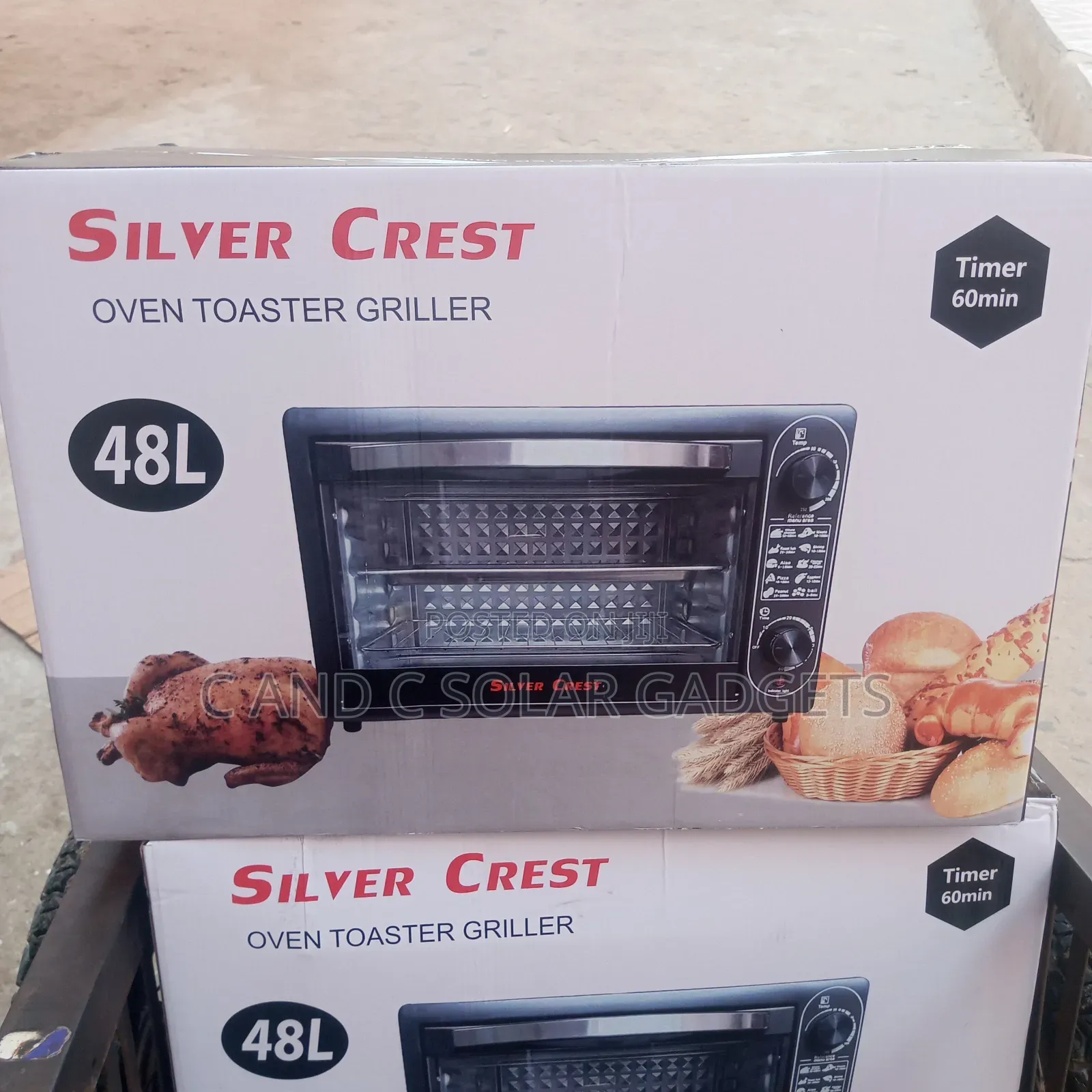 Silver Crest Oven Toaster Griller 48LITRE