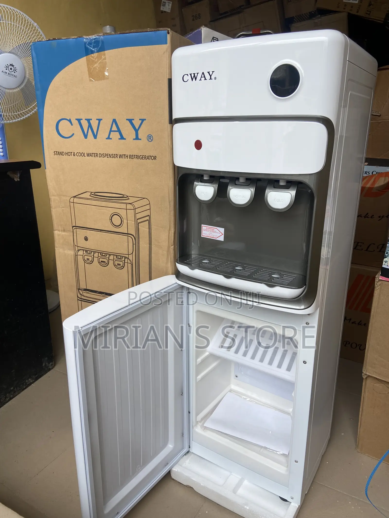 CWAY Water Dispenser With Built-in Refrigerator
